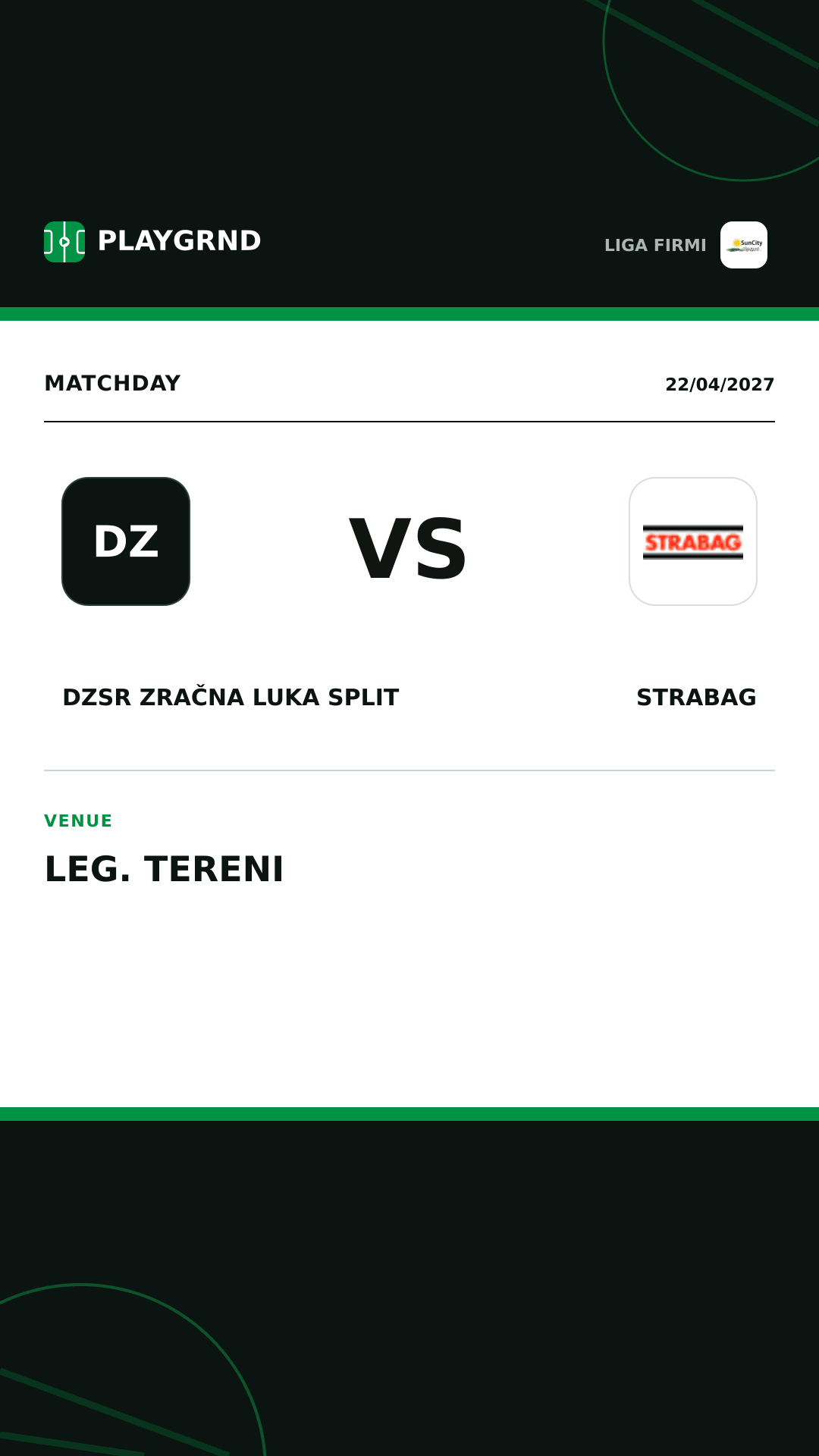 Instagram artwork: DZSR Zračna Luka Split vs Strabag