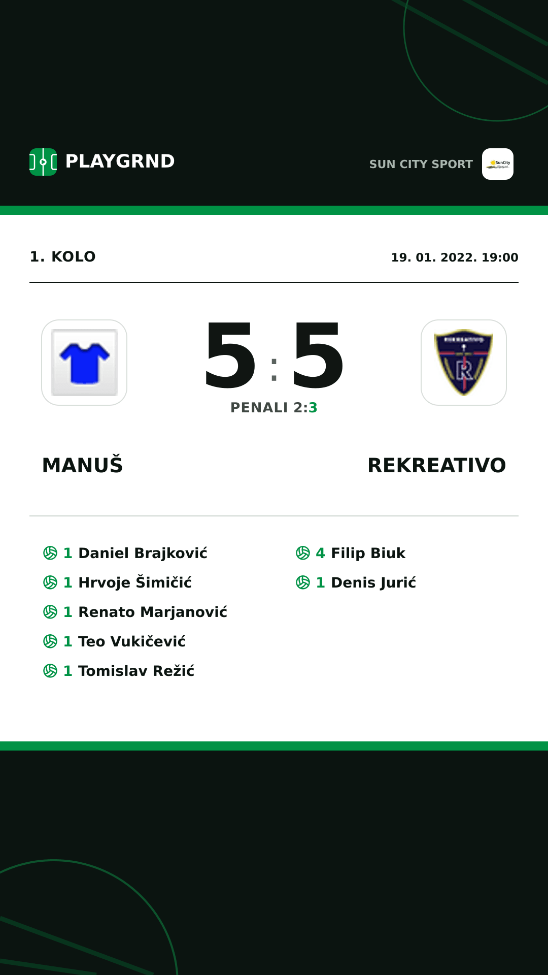 Instagram slika: Manuš 5:5 Rekreativo