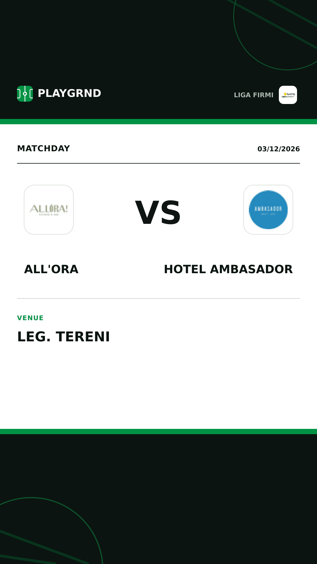 Instagram artwork: All'Ora vs Hotel Ambasador