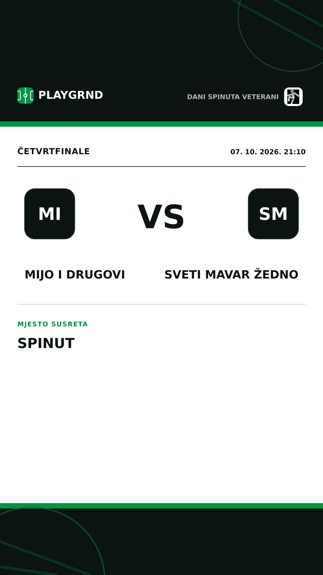 Instagram slika: Mijo i drugovi vs Sveti Mavar Žedno