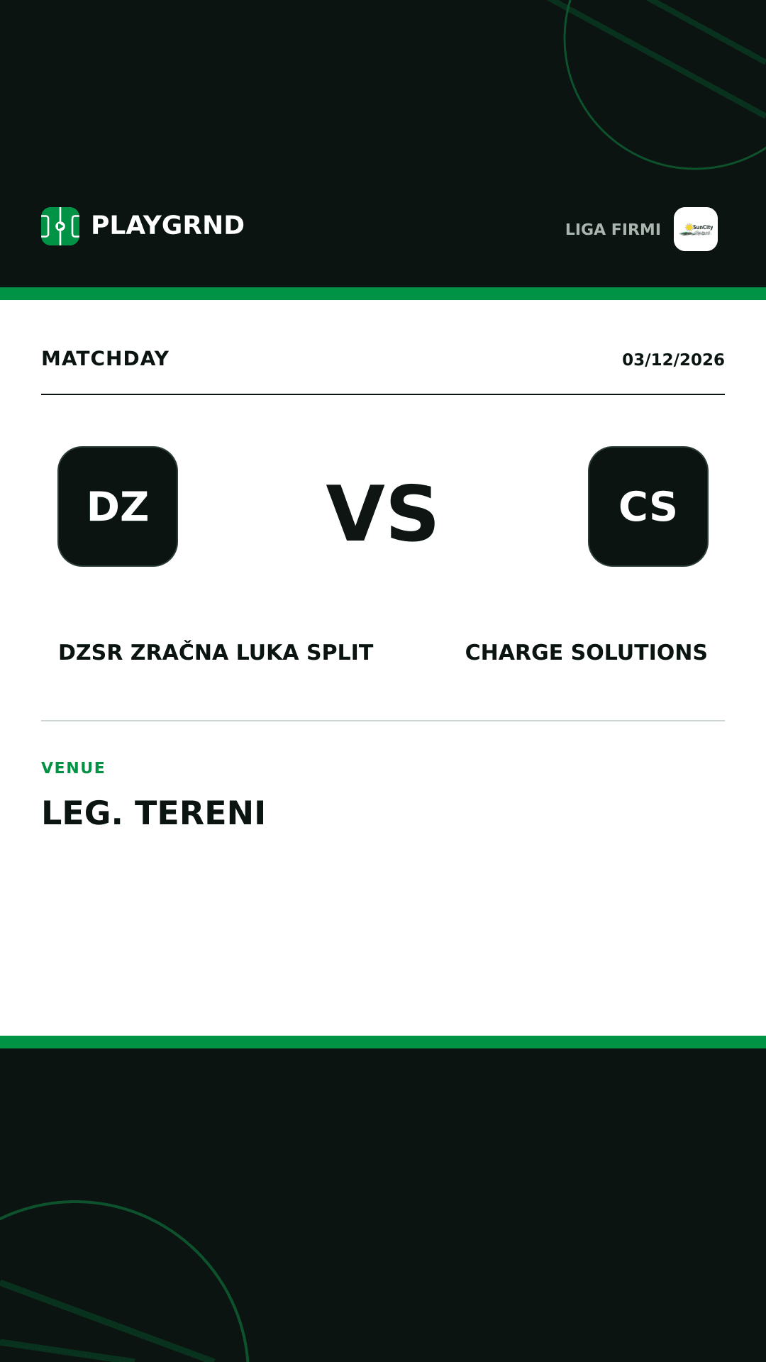 Instagram artwork: DZSR Zračna Luka Split vs Charge Solutions