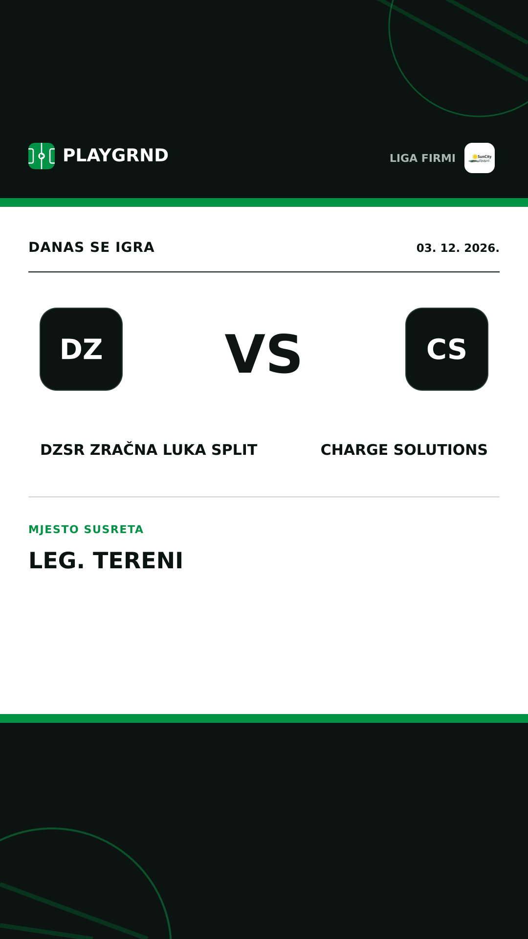 Instagram slika: DZSR Zračna Luka Split vs Charge Solutions