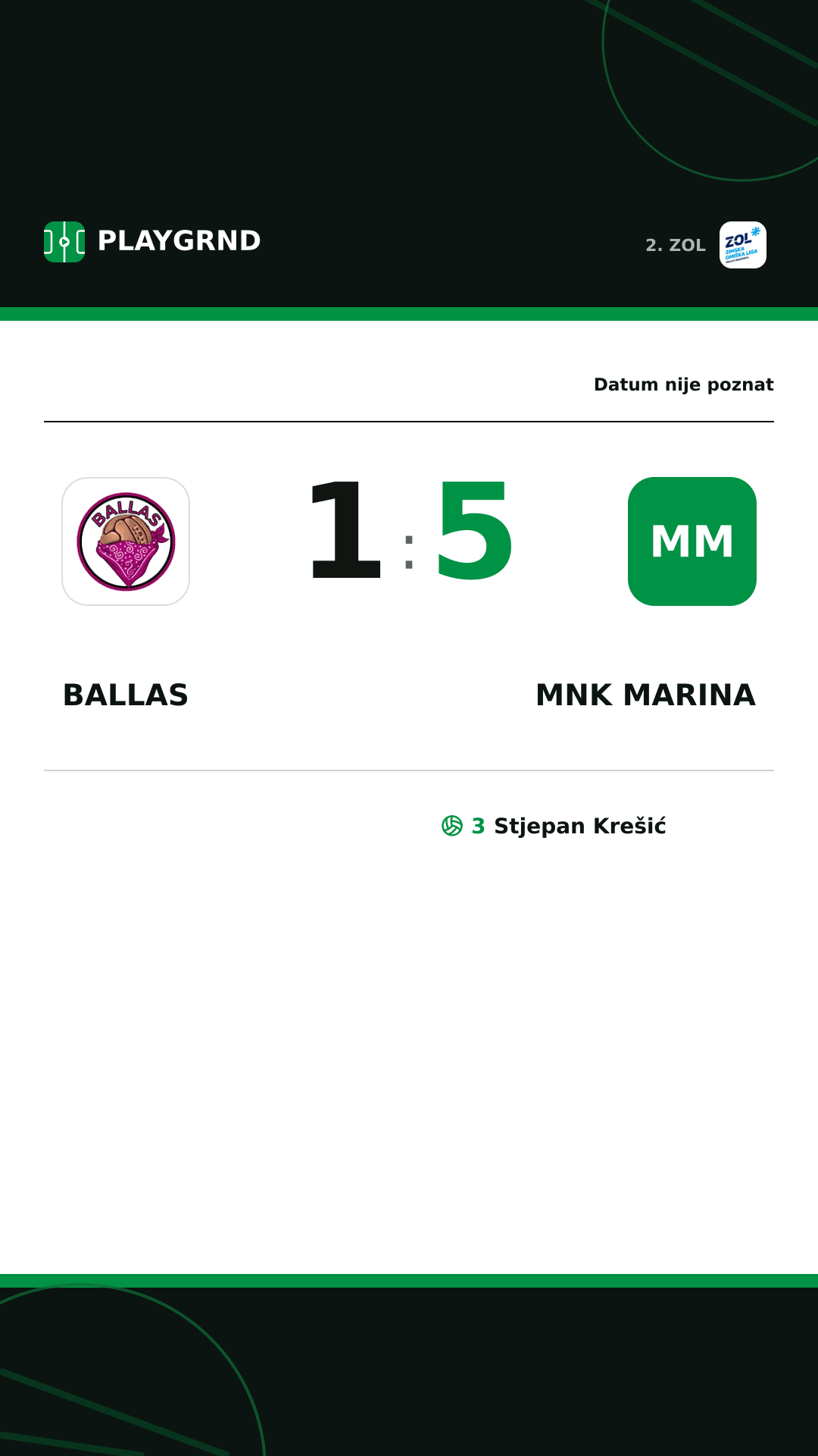 Instagram slika: Ballas 1:5 MNK Marina