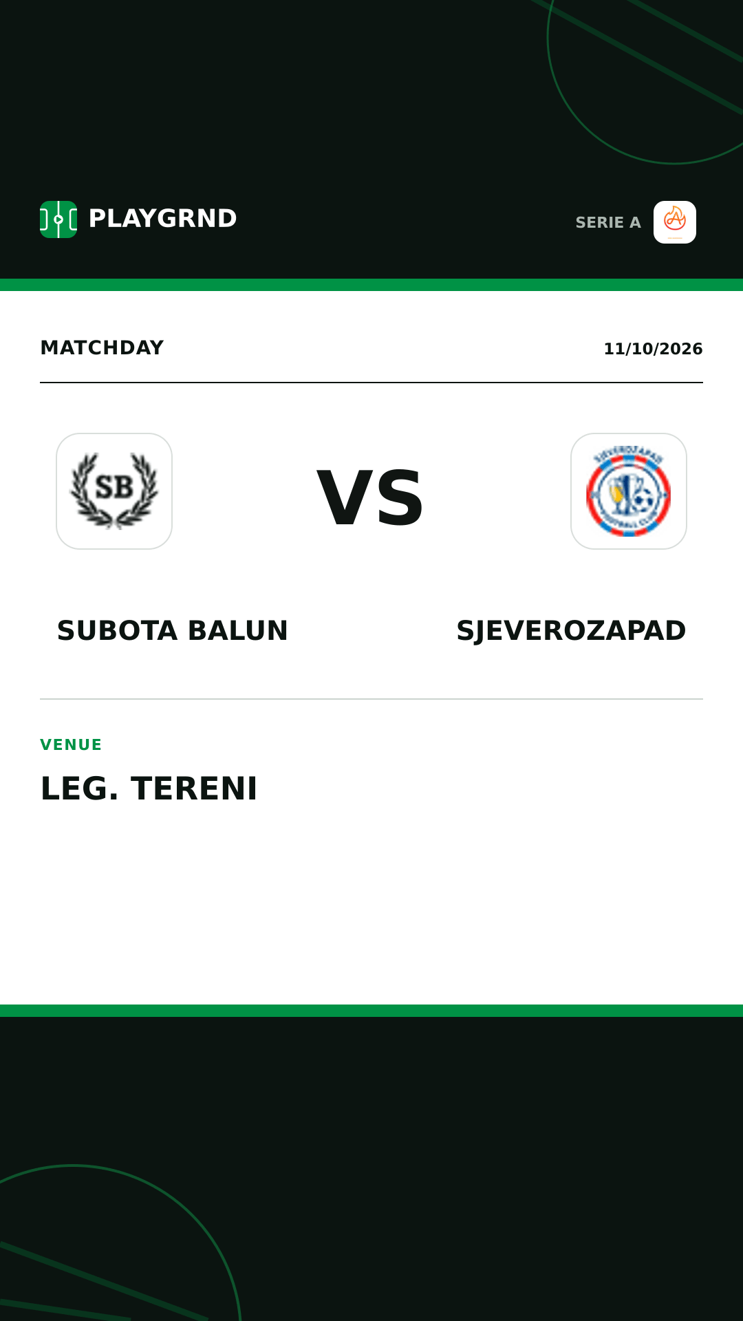 Instagram artwork: Subota Balun vs Sjeverozapad