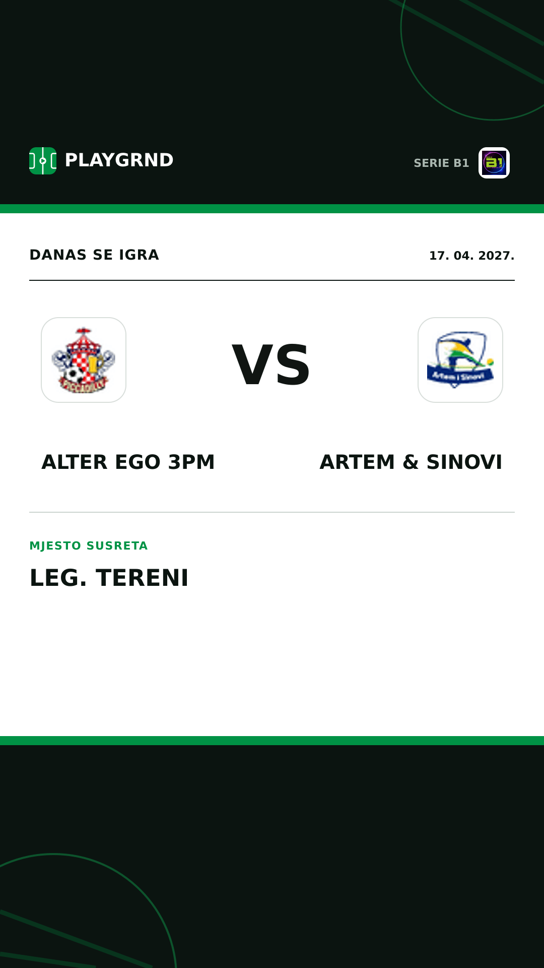 Instagram slika: Alter Ego 3PM vs Artem & Sinovi
