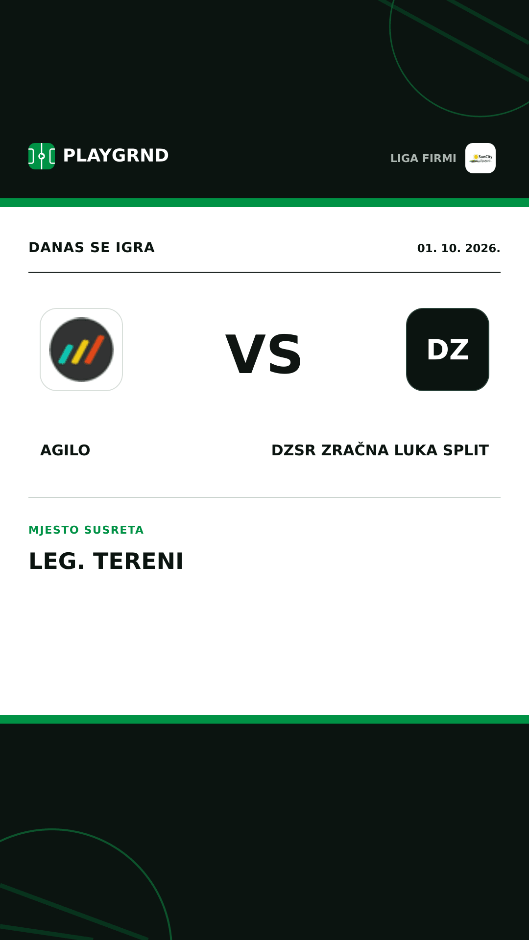 Instagram slika: Agilo vs DZSR Zračna Luka Split