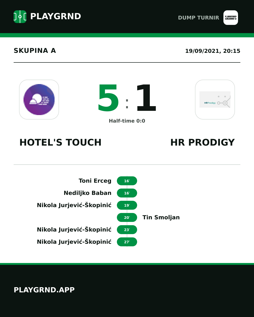 Instagram artwork: Hotel's Touch 5:1 HR Prodigy