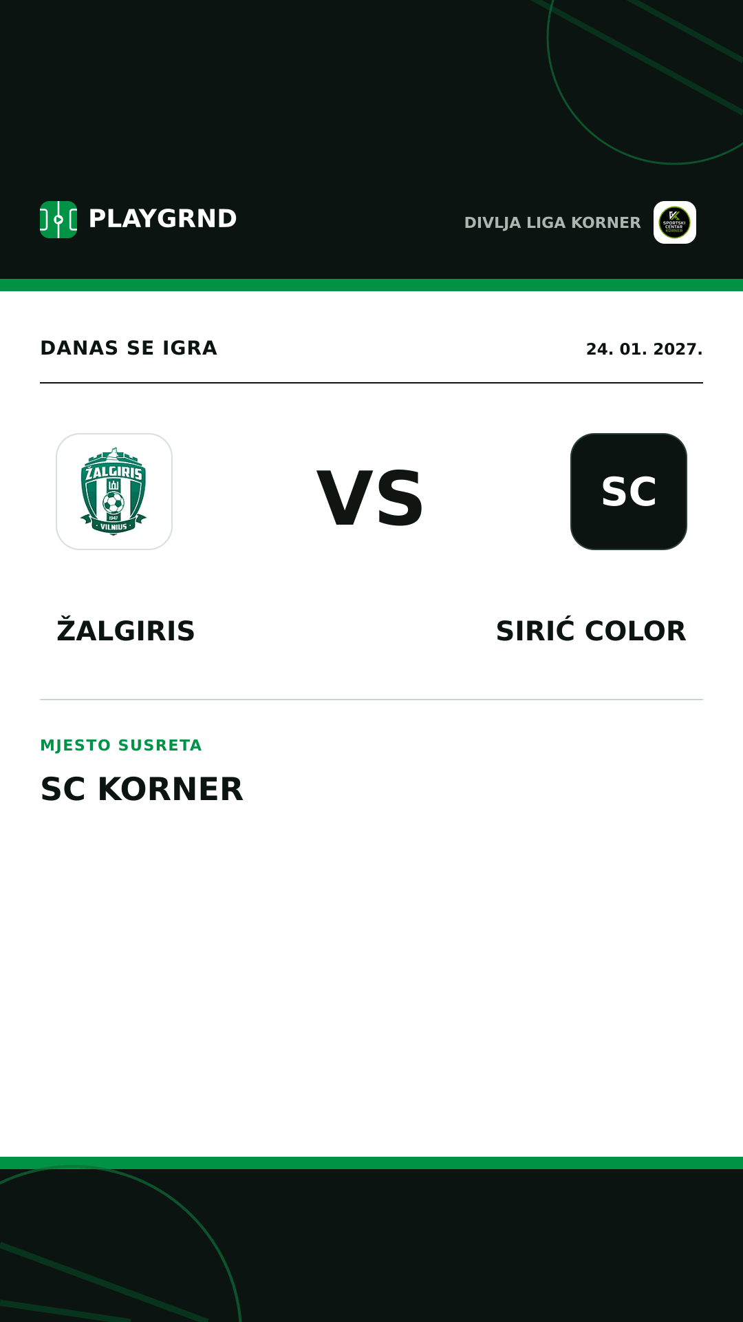 Instagram slika: Žalgiris vs Sirić Color