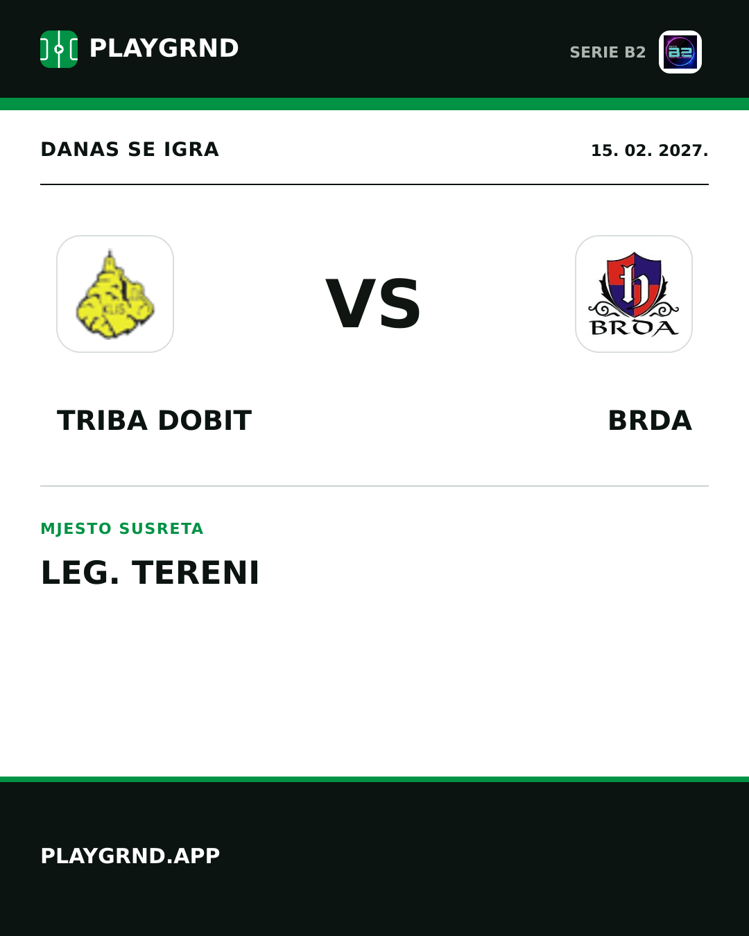 Instagram slika: Triba Dobit vs Brda