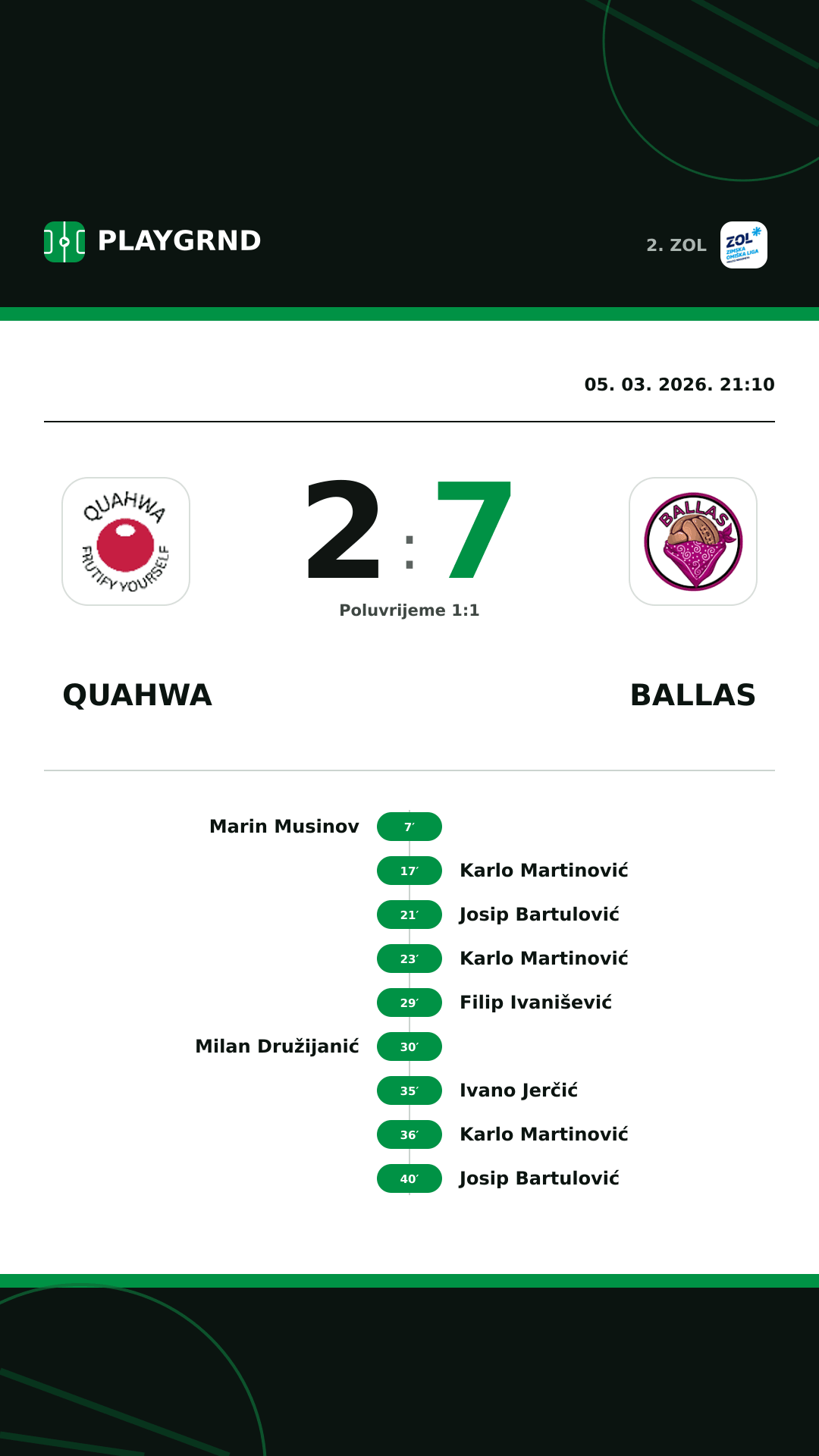 Instagram slika: QUAHWA 2:7 Ballas