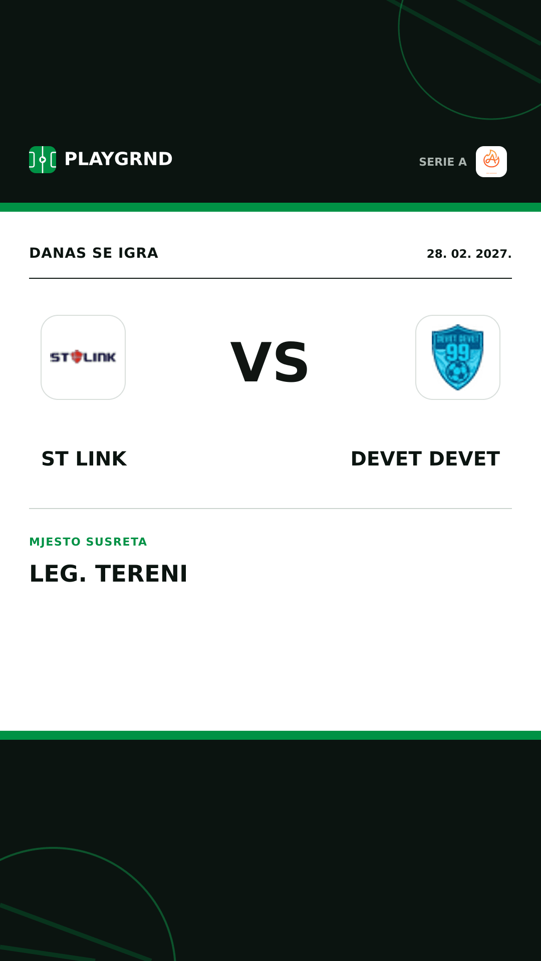 Instagram slika: ST Link vs Devet Devet