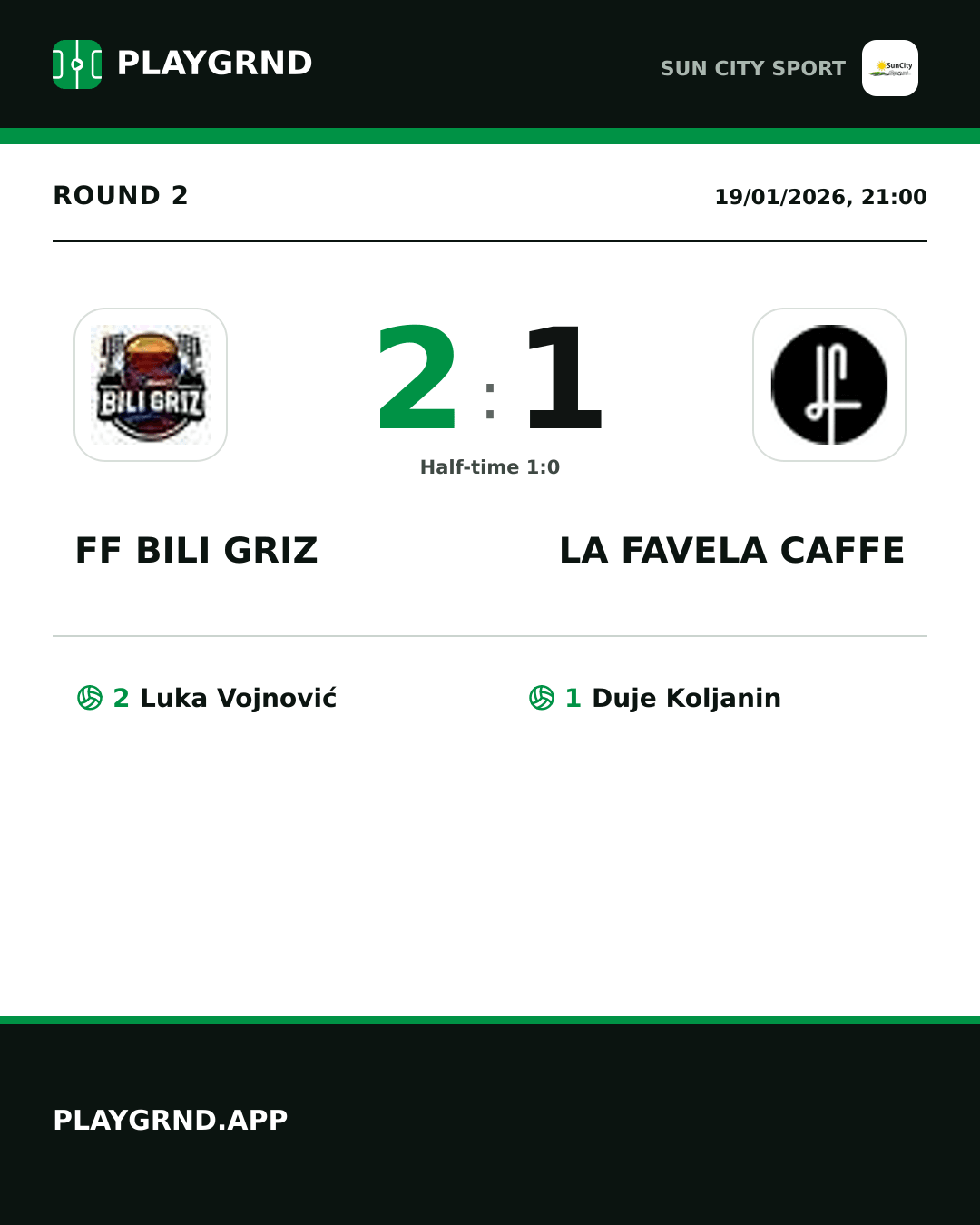 Instagram artwork: FF Bili Griz 2:1 LA Favela Caffe