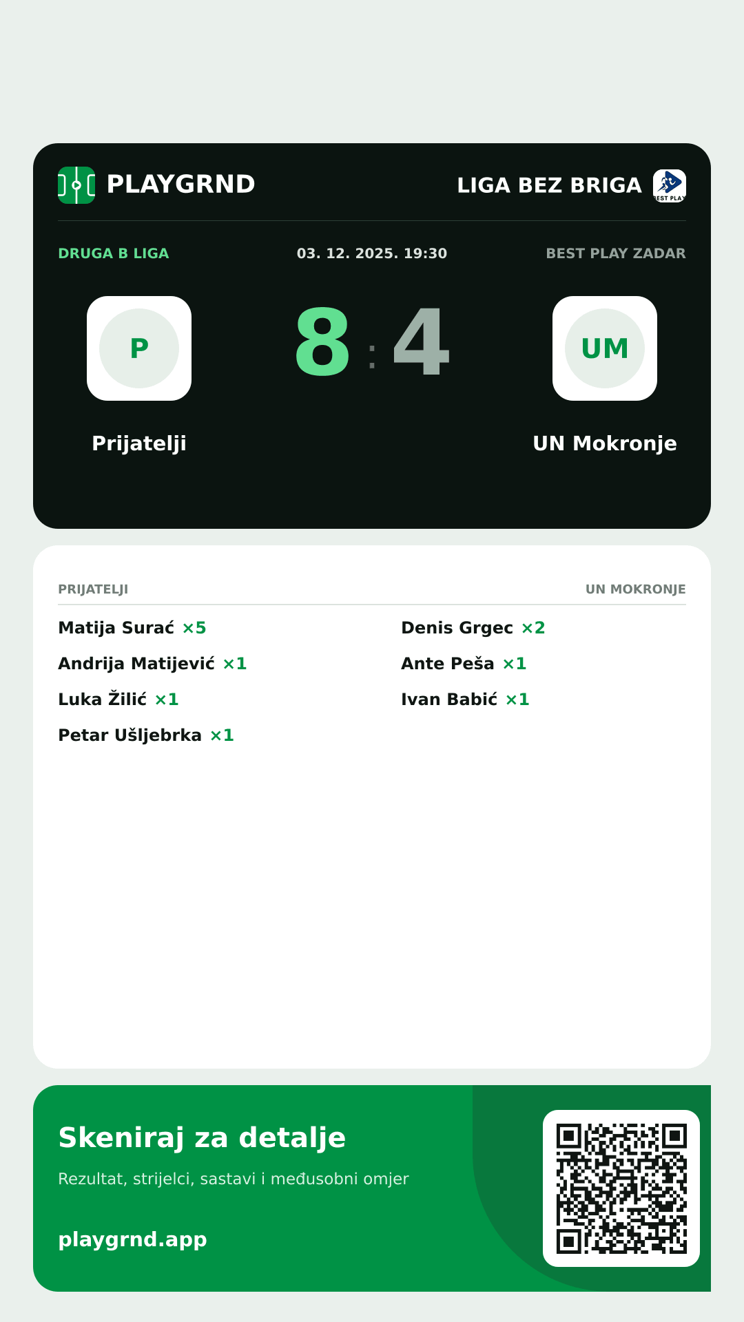 Story slika: Prijatelji 8:4 UN Mokronje