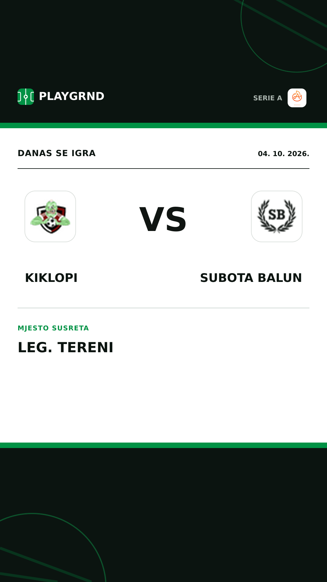 Instagram slika: Kiklopi vs Subota Balun