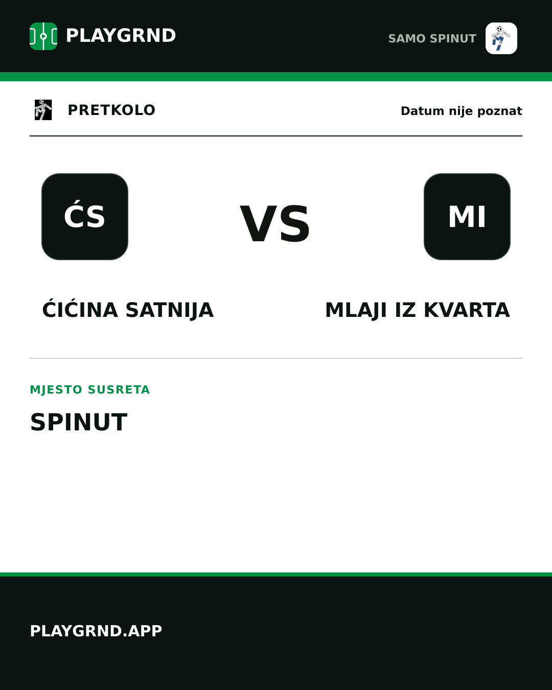 Instagram slika: Ćićina satnija vs Mlaji iz Kvarta