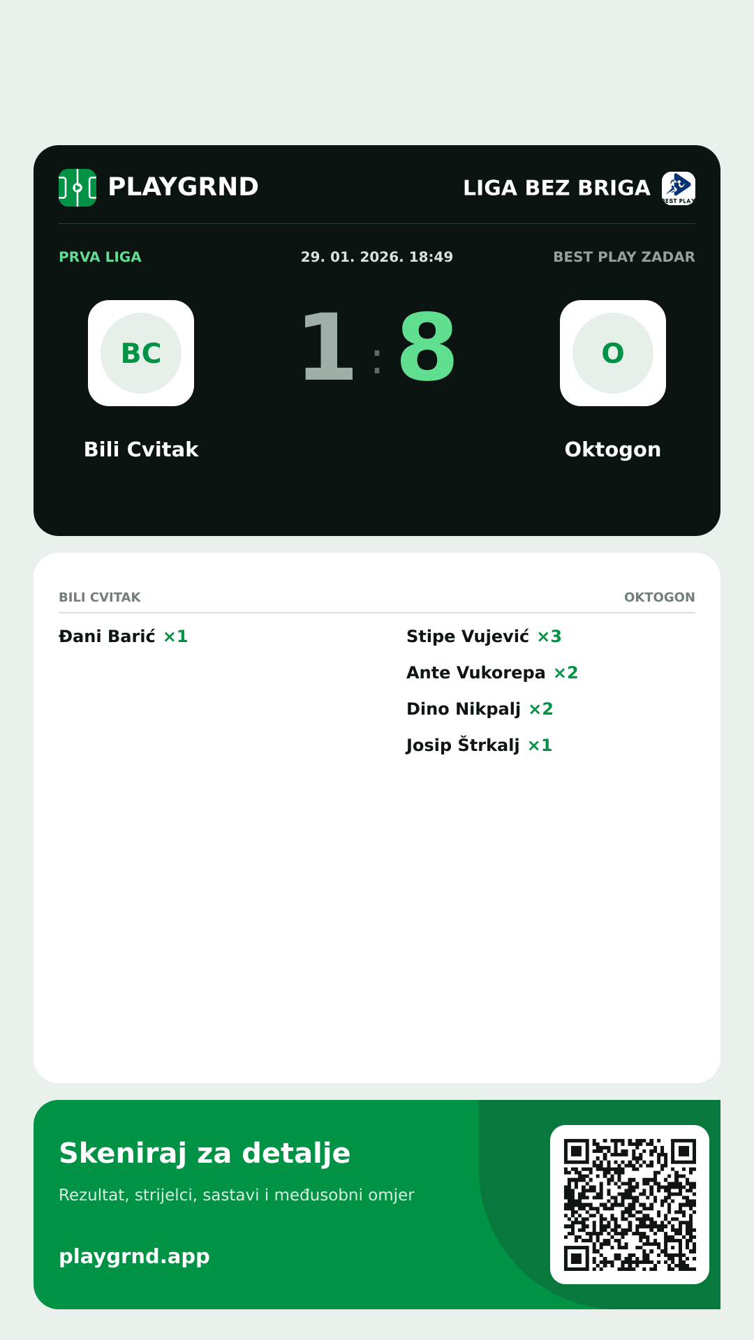 Story slika: Bili Cvitak 1:8 Oktogon