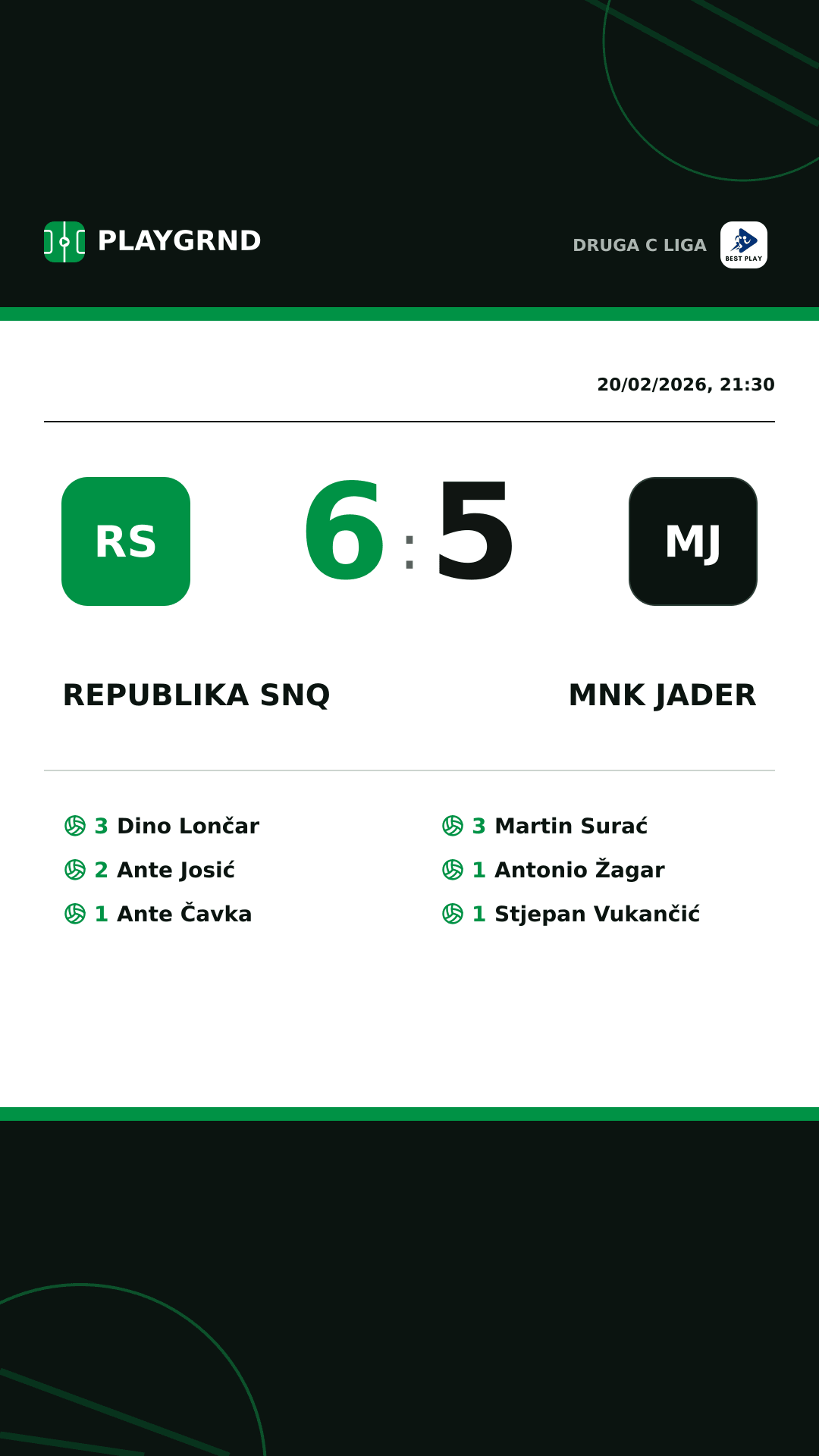Instagram artwork: Republika SNQ 6:5 MNK Jader