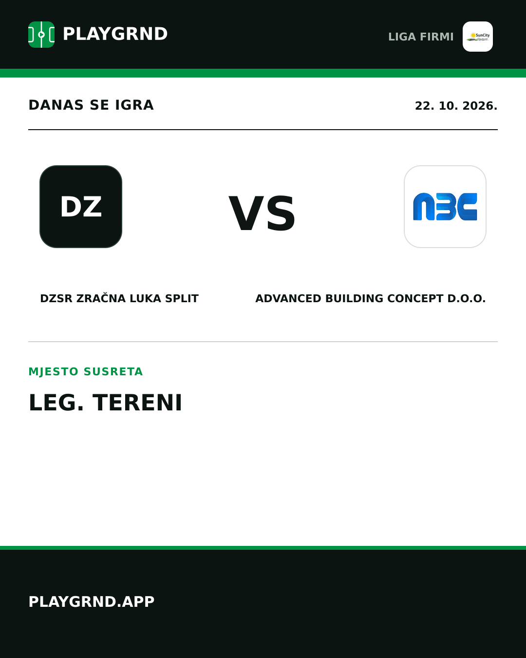 Instagram slika: DZSR Zračna Luka Split vs Advanced Building Concept d.o.o.