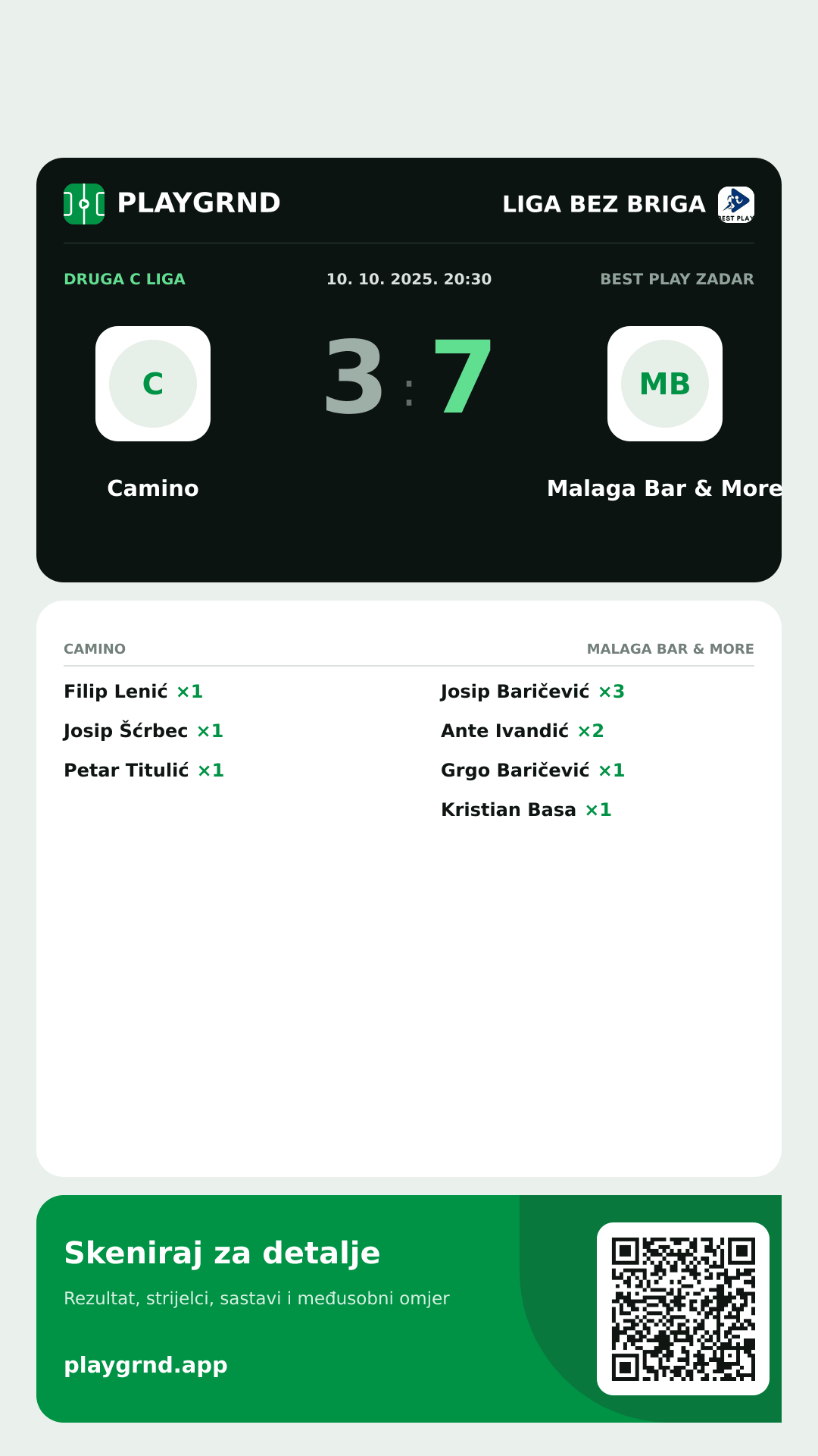 Story slika: Camino 3:7 Malaga Bar & More