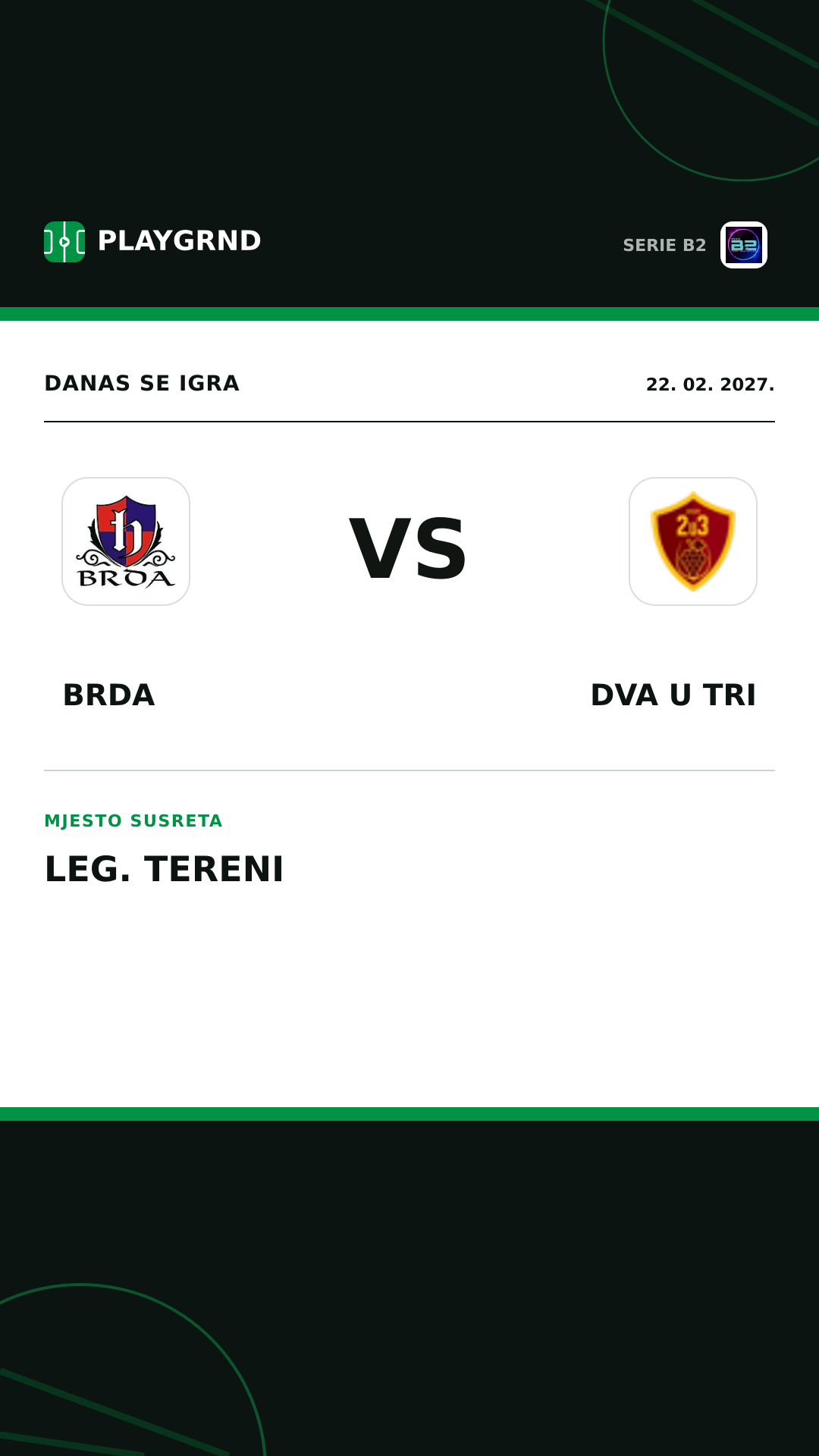 Instagram slika: Brda vs Dva U Tri