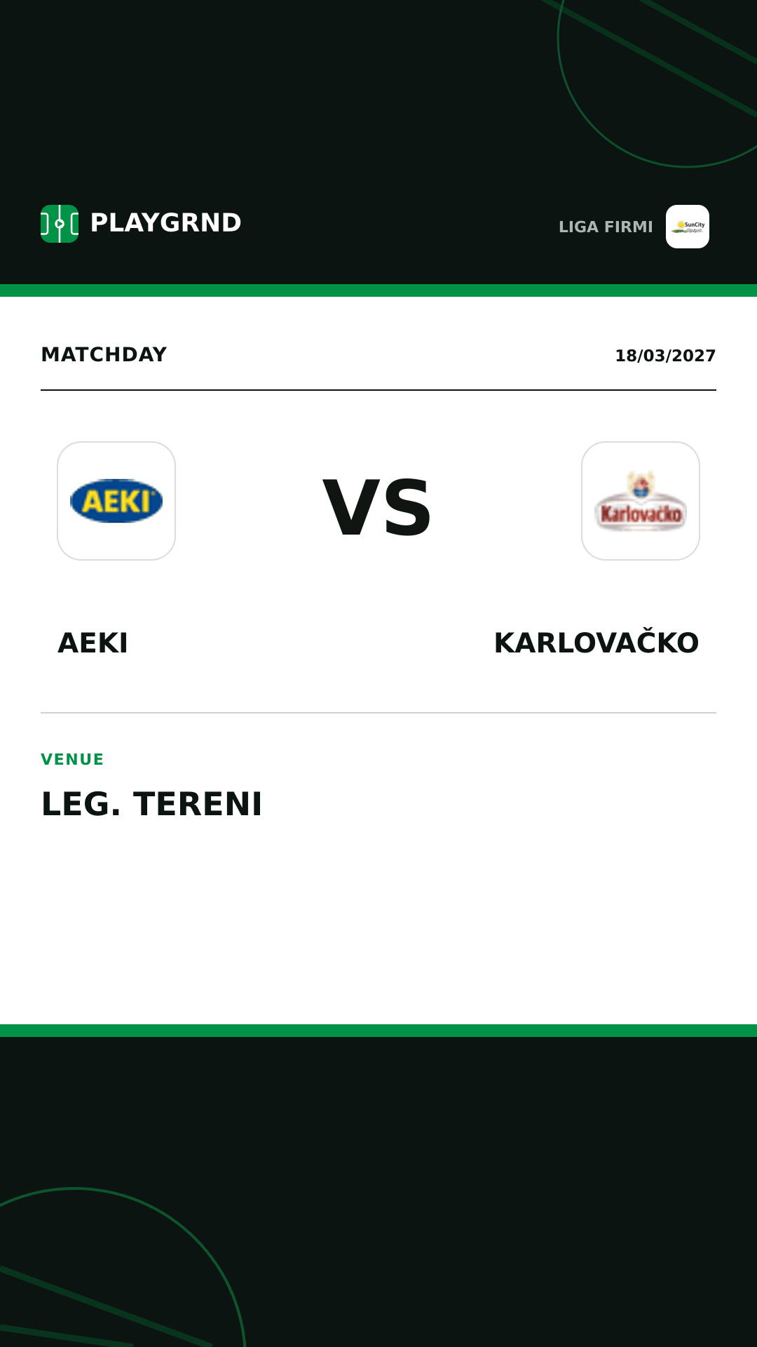 Instagram artwork: AEKI vs Karlovačko