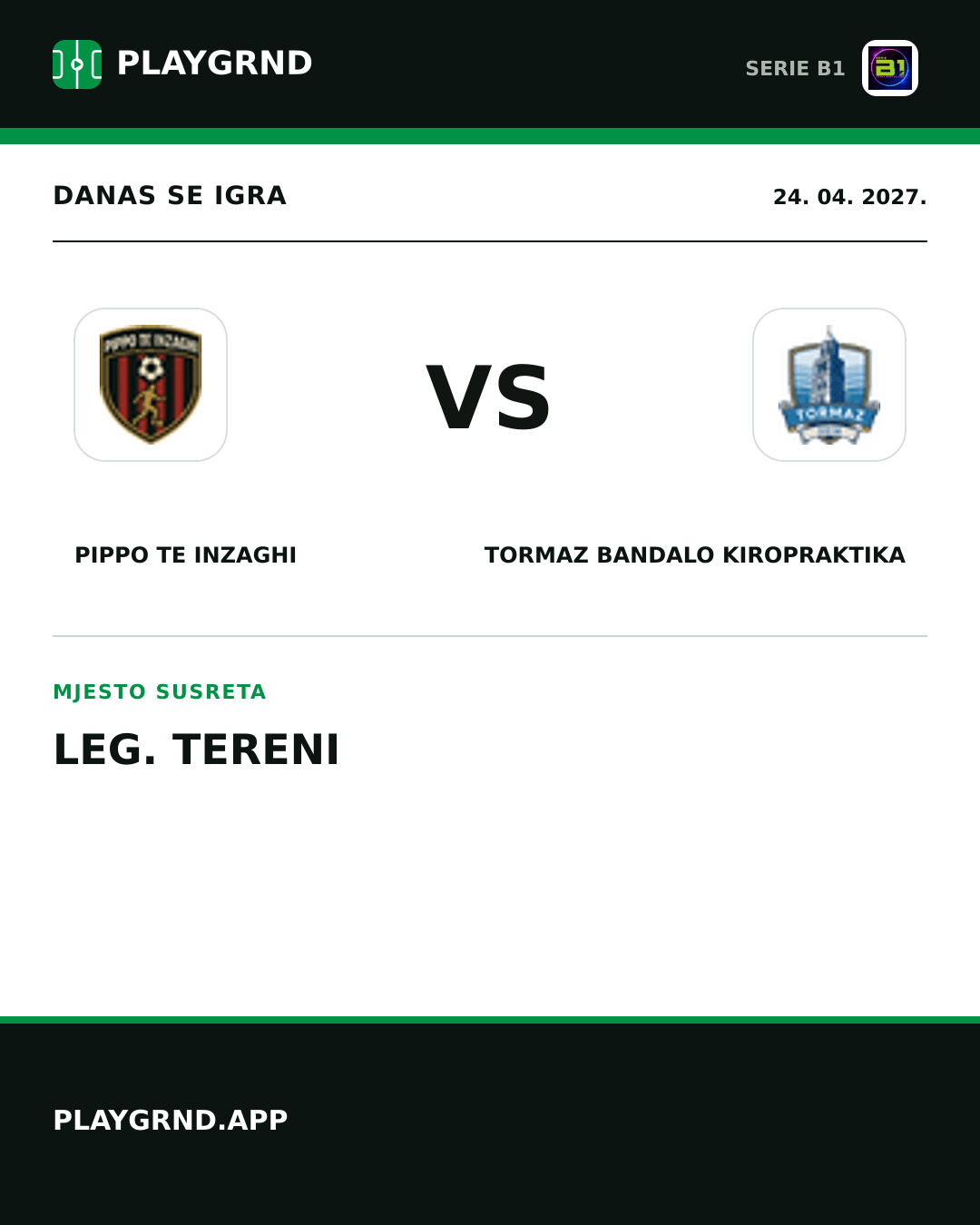 Instagram slika: Pippo TE Inzaghi vs Tormaz Bandalo Kiropraktika
