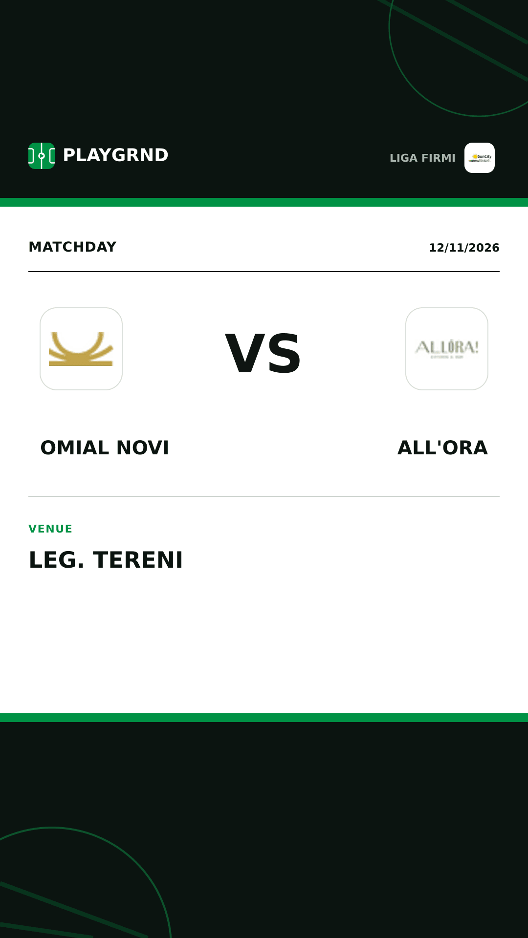Instagram artwork: Omial Novi vs All'Ora