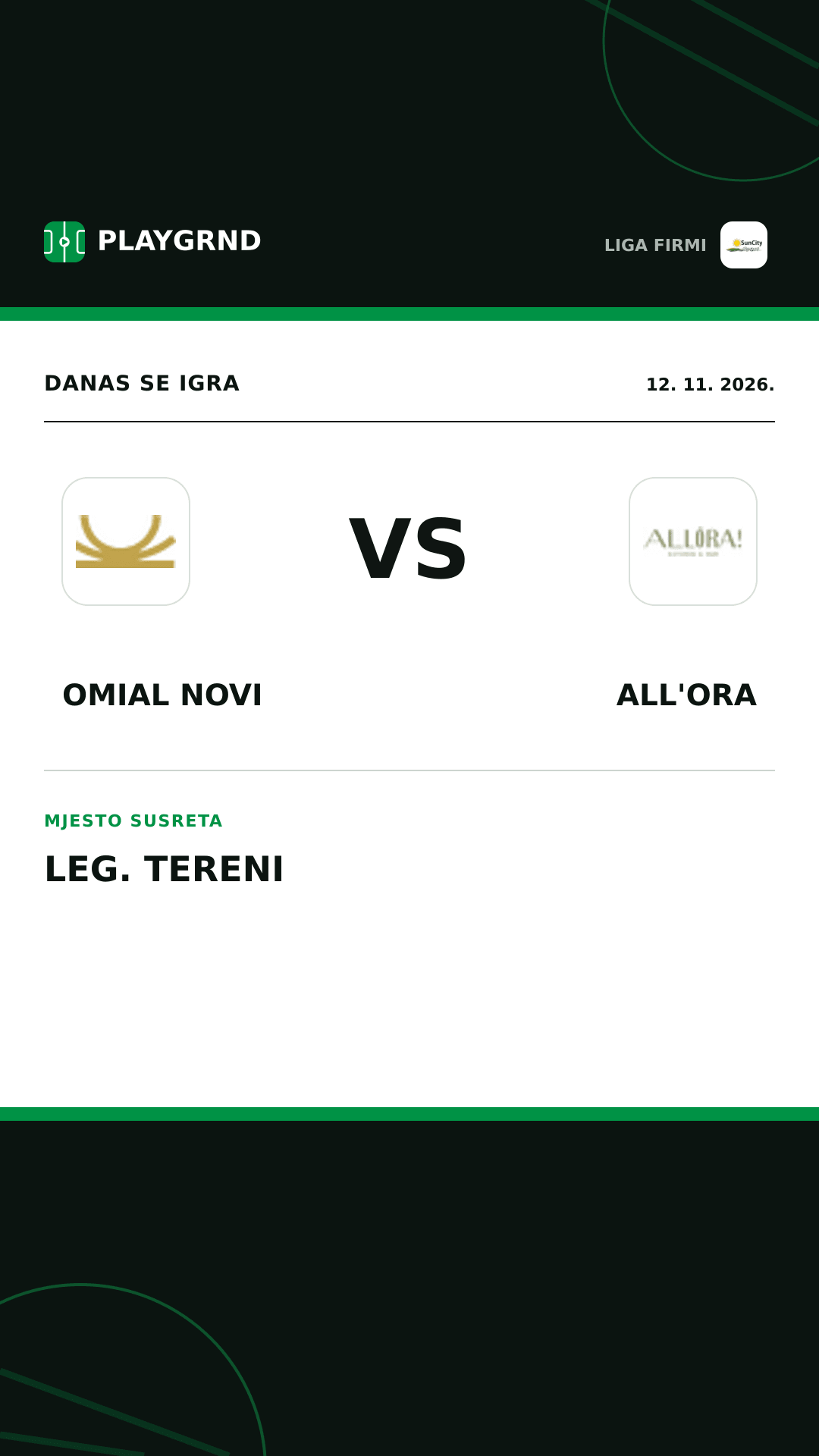 Instagram slika: Omial Novi vs All'Ora