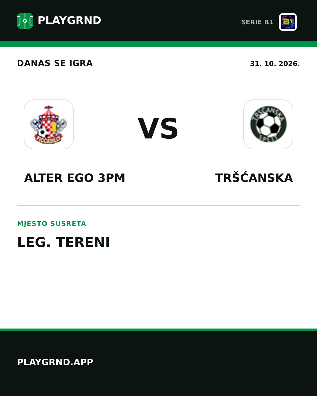 Instagram slika: Alter Ego 3PM vs Tršćanska