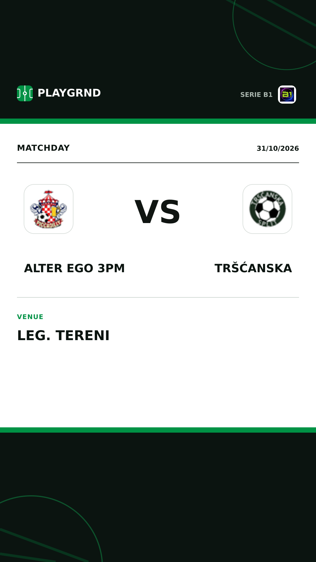 Instagram artwork: Alter Ego 3PM vs Tršćanska