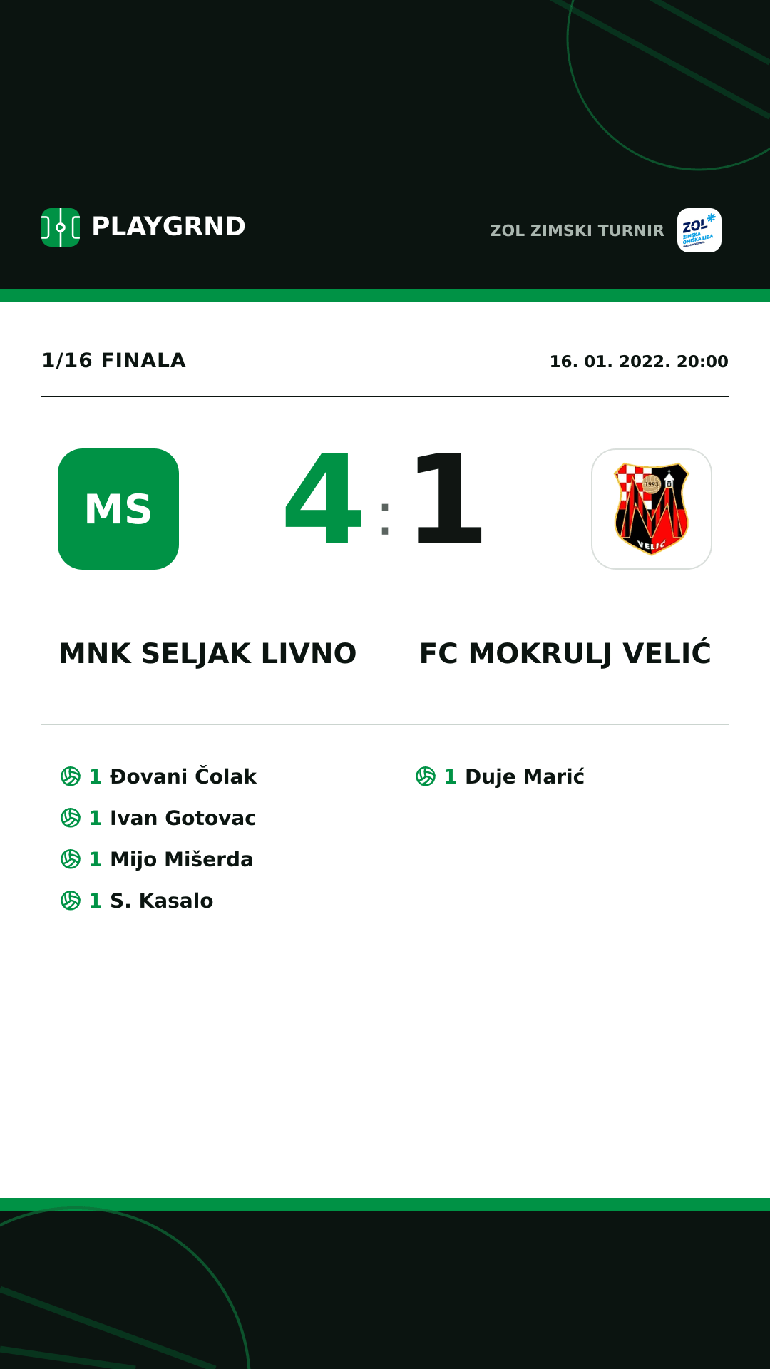 Instagram slika: MNK Seljak Livno 4:1 FC Mokrulj Velić