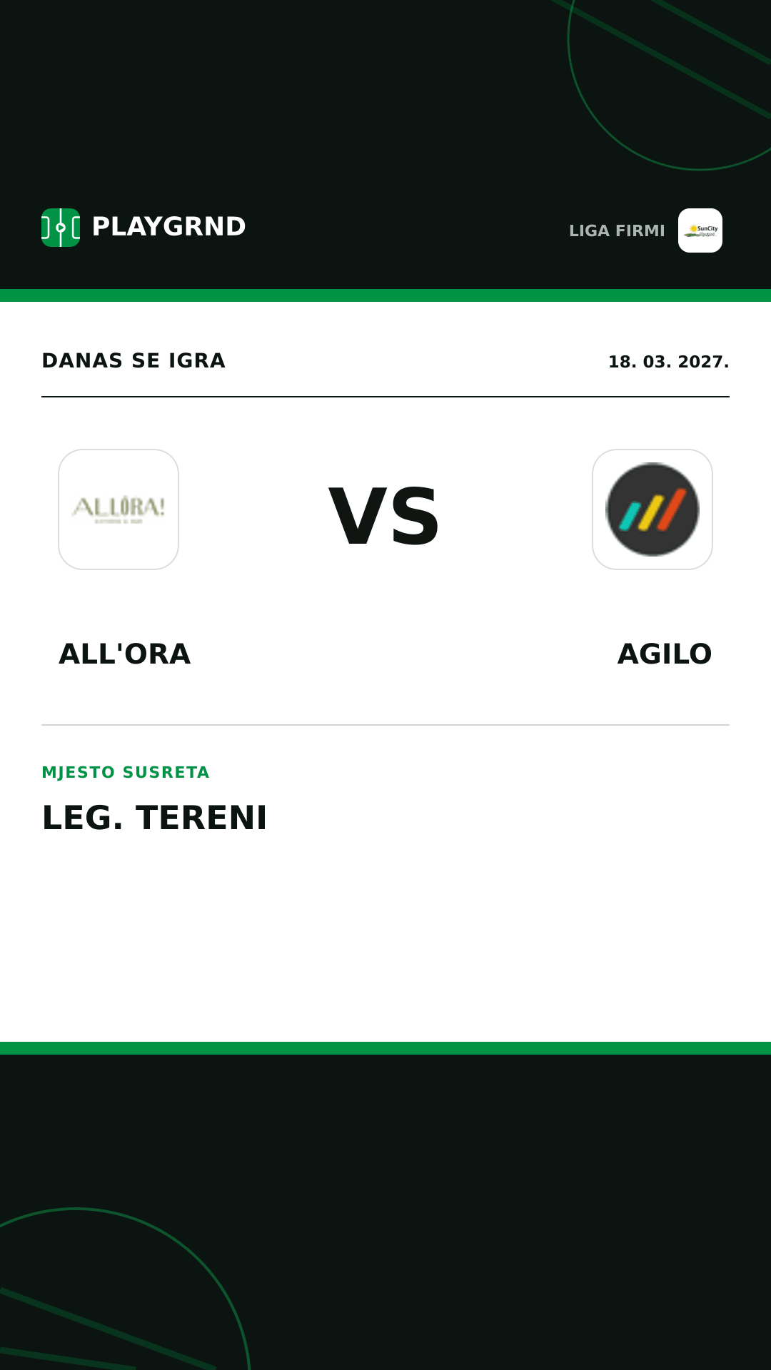 Instagram slika: All'Ora vs Agilo