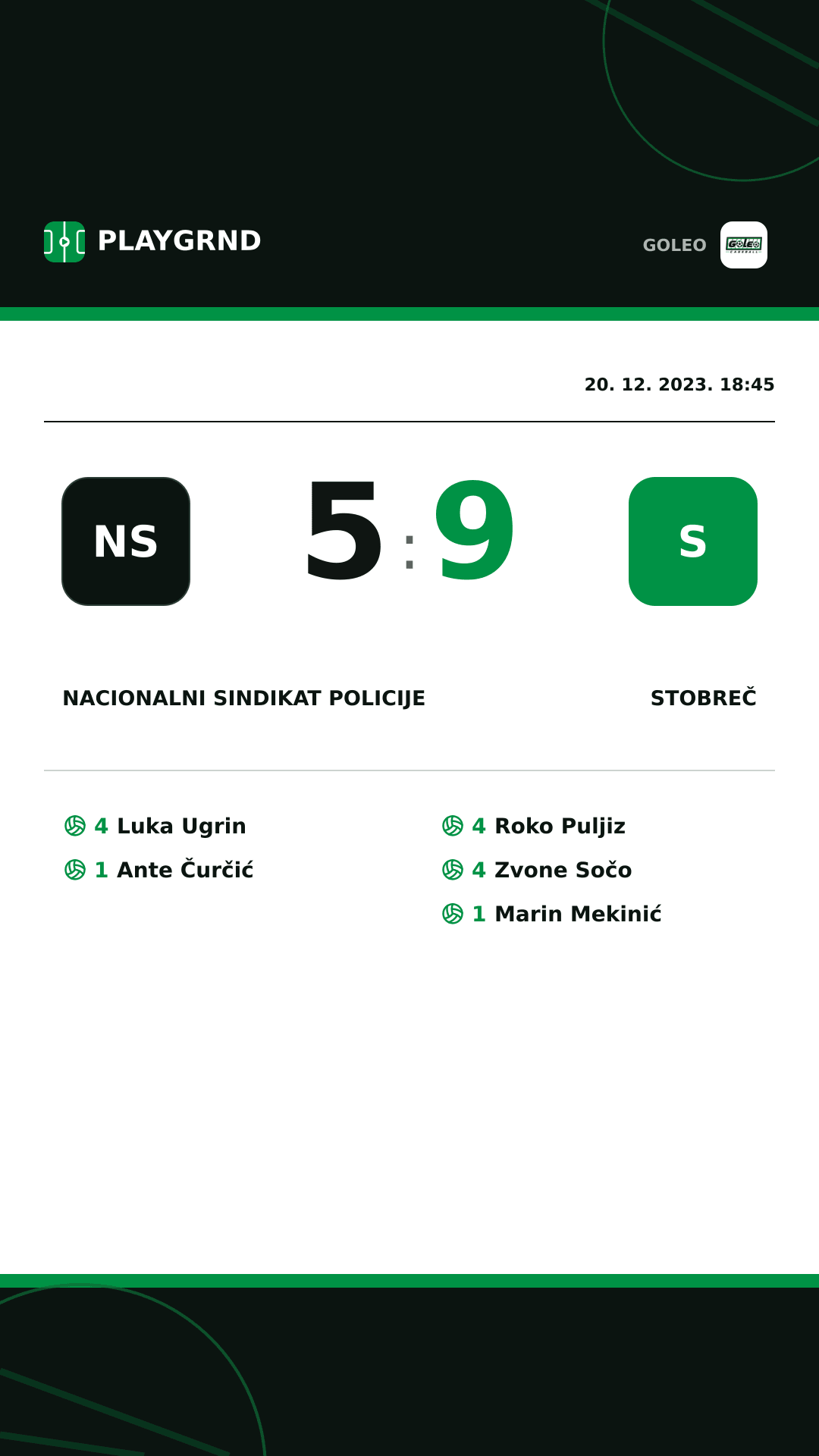 Instagram slika: Nacionalni sindikat policije 5:9 Stobreč