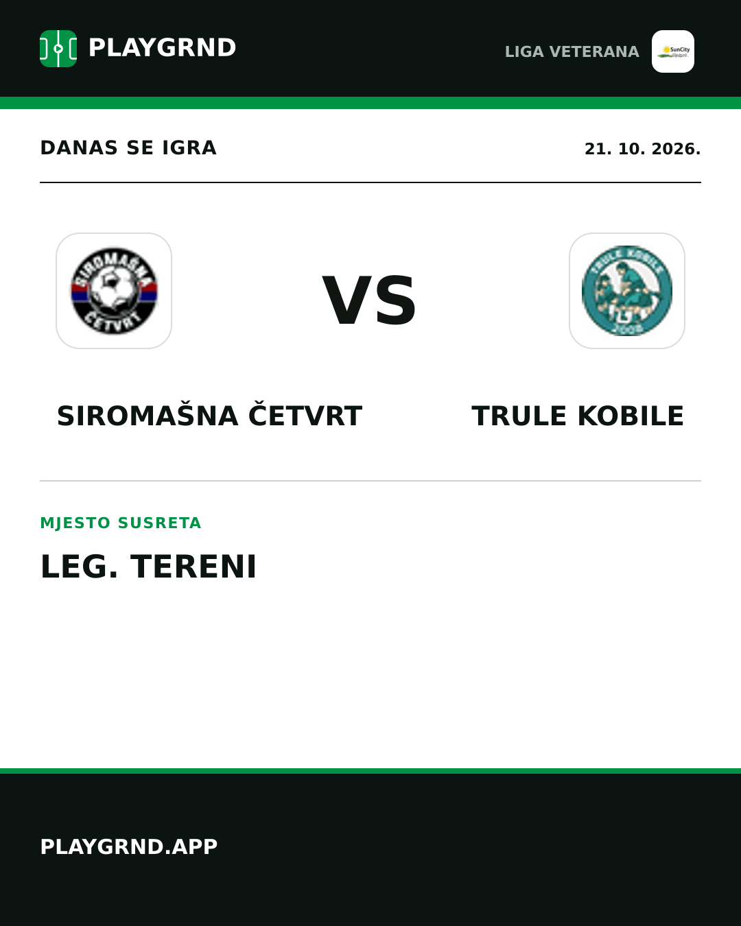 Instagram slika: Siromašna Četvrt vs Trule Kobile