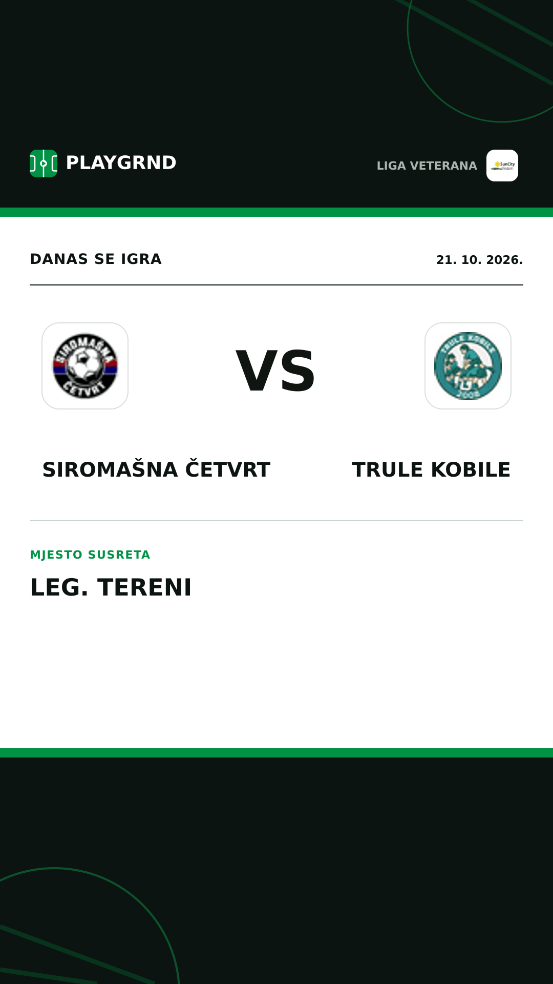 Instagram slika: Siromašna Četvrt vs Trule Kobile