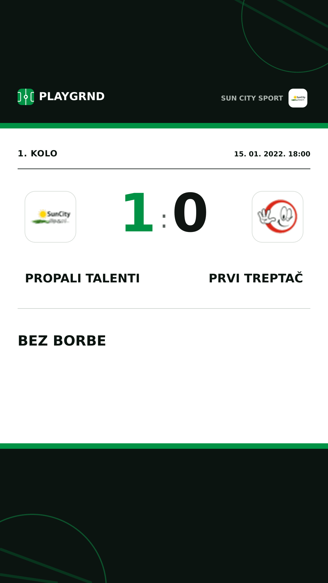 Instagram slika: Propali Talenti 1:0 Prvi Treptač