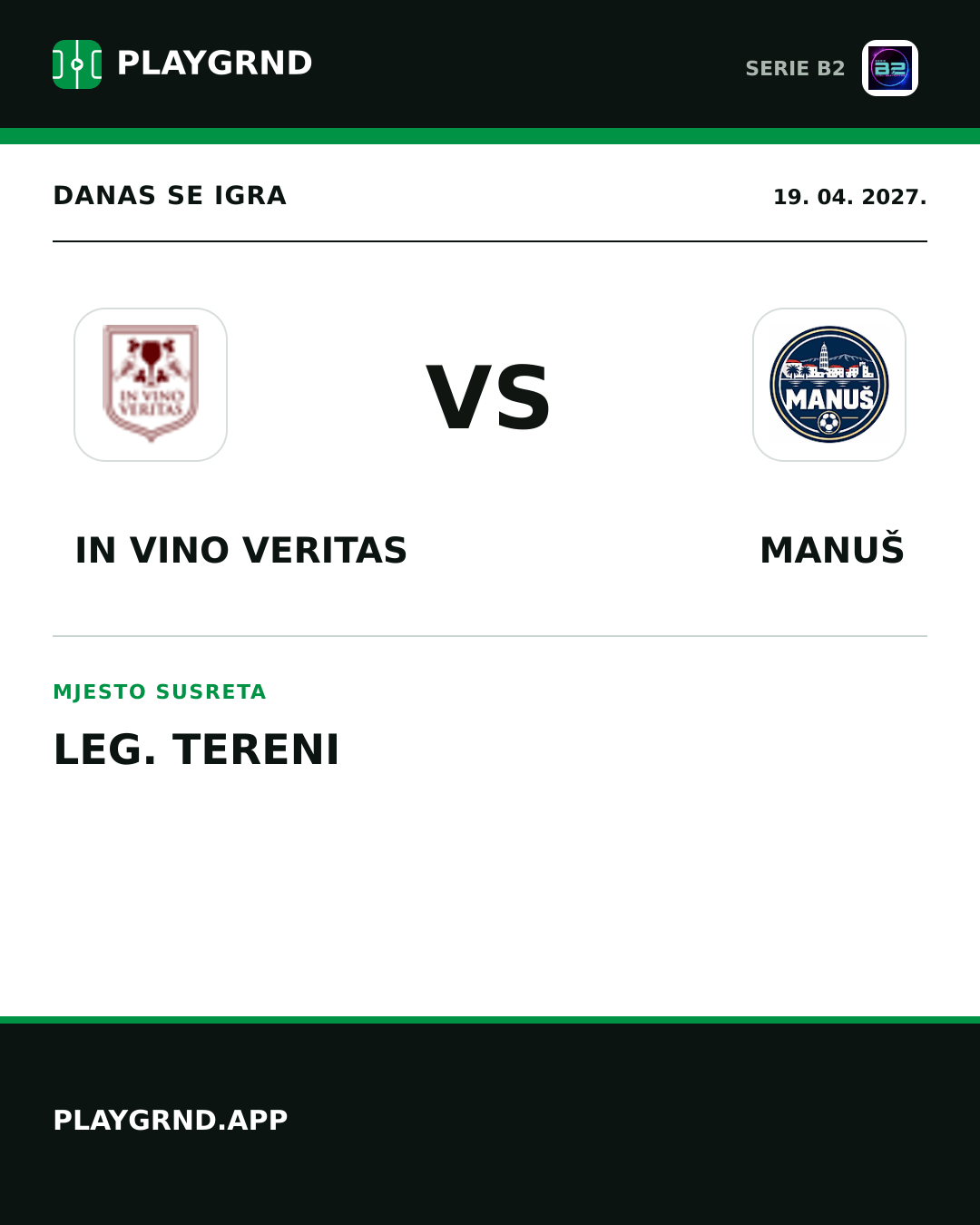 Instagram slika: IN Vino Veritas vs Manuš