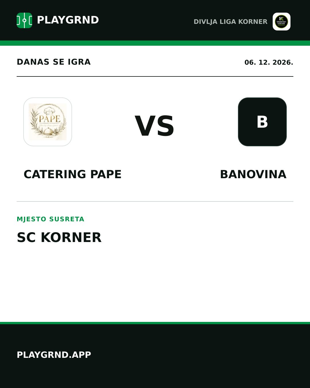 Instagram slika: Catering Pape vs Banovina