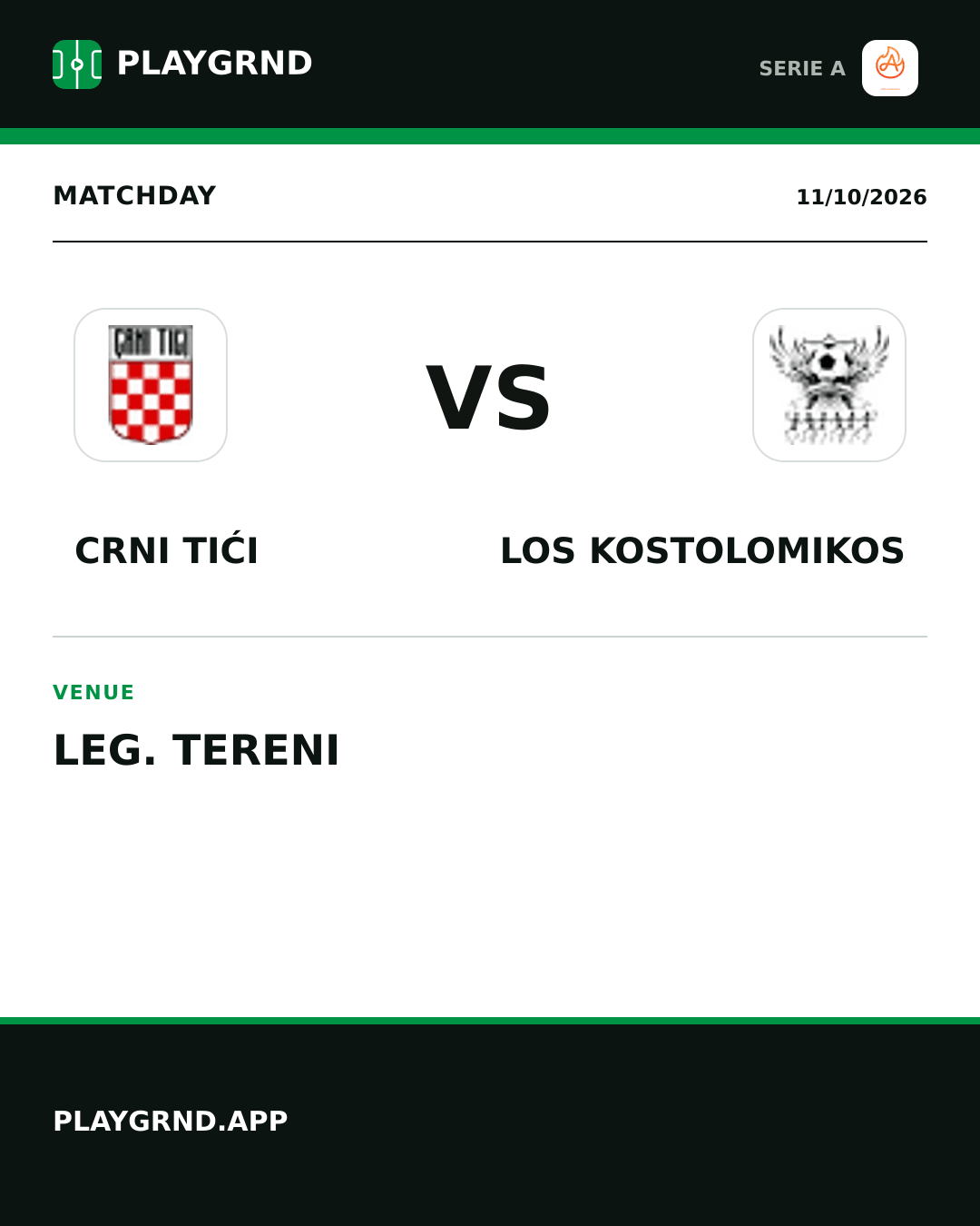 Instagram artwork: Crni Tići vs Los Kostolomikos