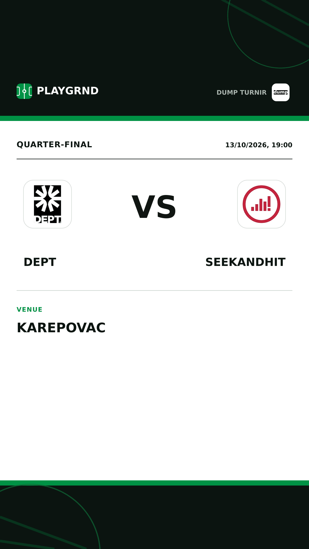 Instagram artwork: DEPT vs SeekandHit