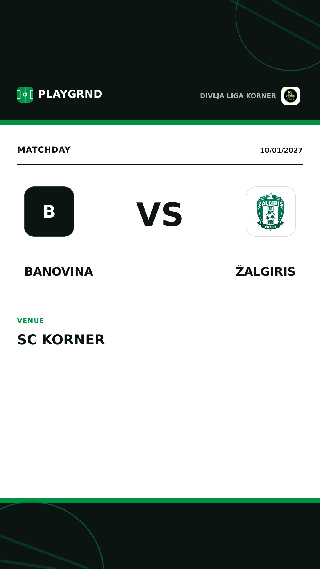 Instagram artwork: Banovina vs Žalgiris
