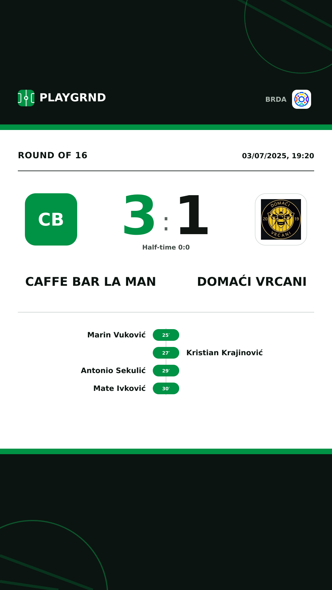 Instagram artwork: Caffe Bar La Man 3:1 Domaći Vrcani