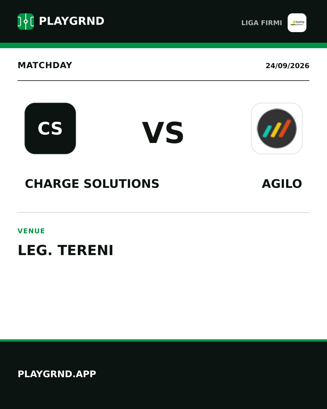 Instagram artwork: Charge Solutions vs Agilo