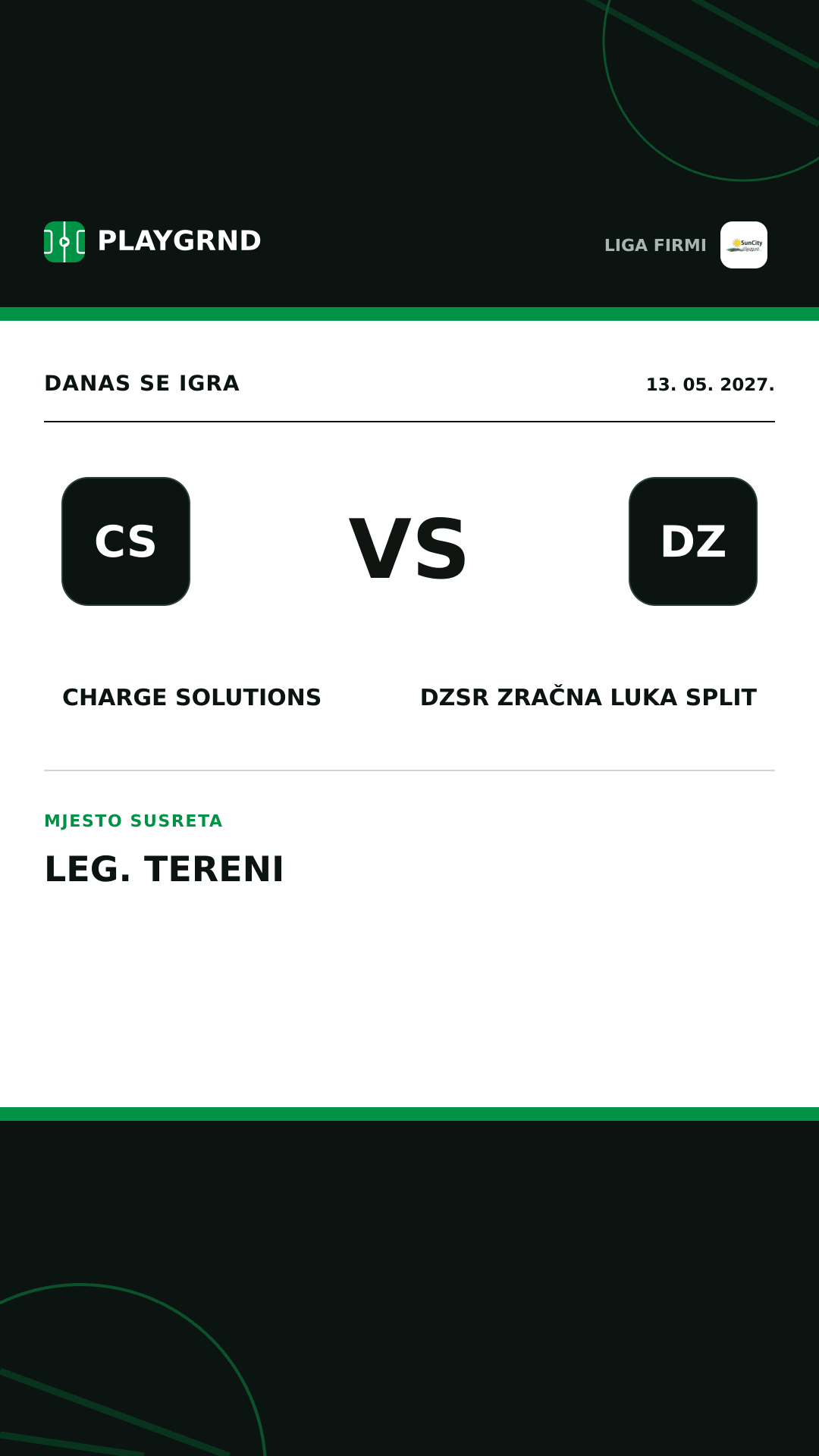 Instagram slika: Charge Solutions vs DZSR Zračna Luka Split
