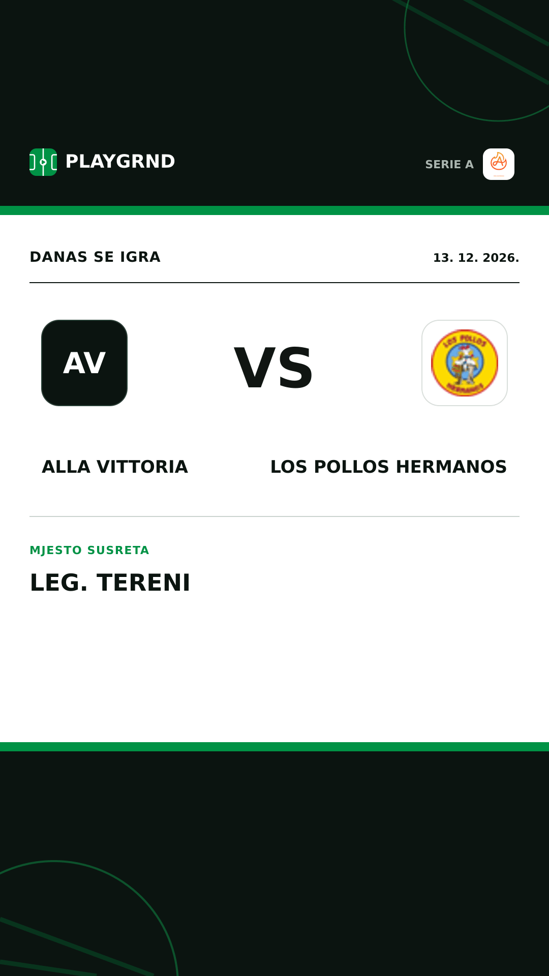 Instagram slika: Alla Vittoria vs Los Pollos Hermanos