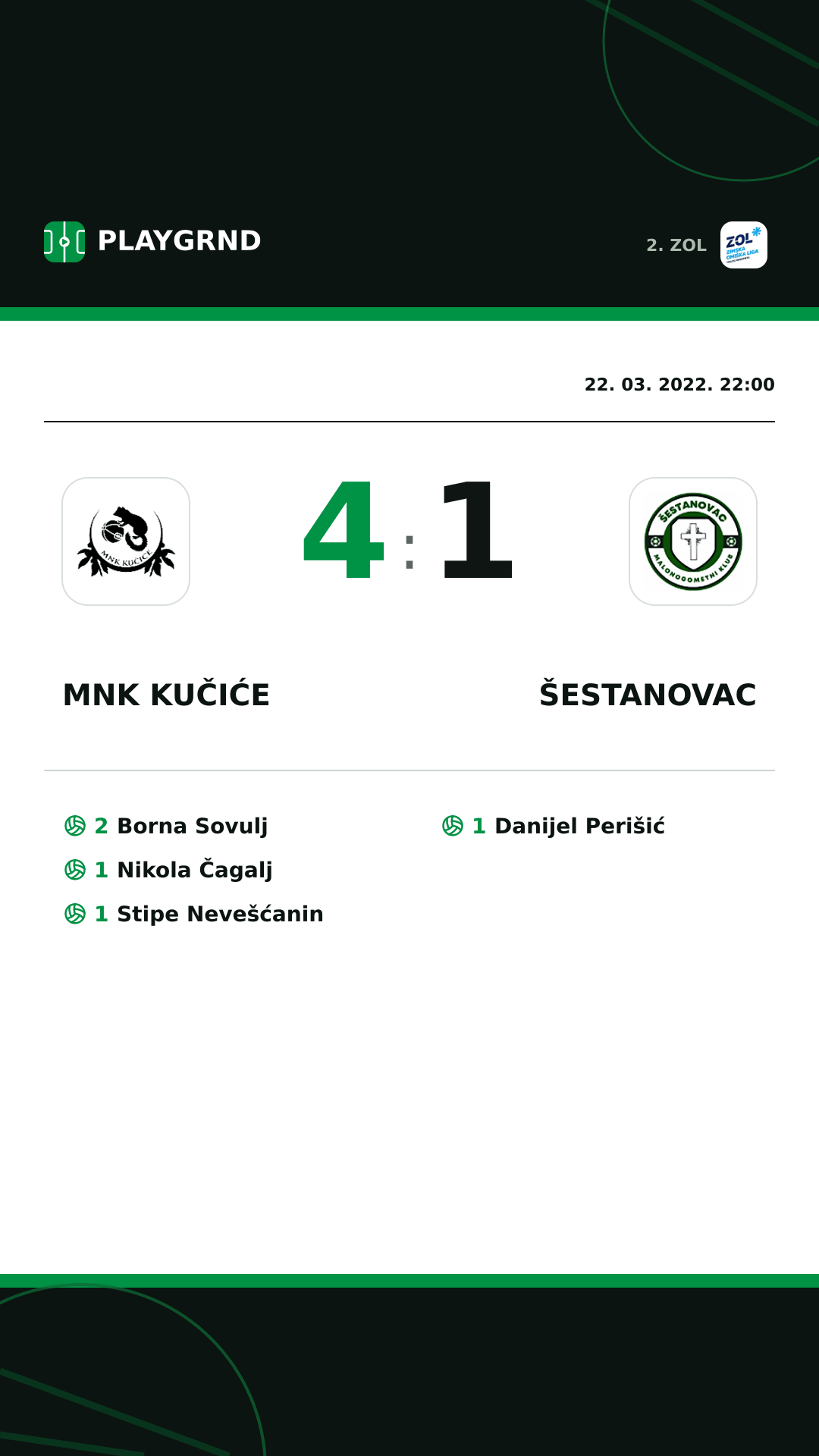 Instagram slika: MNK Kučiće 4:1 Šestanovac