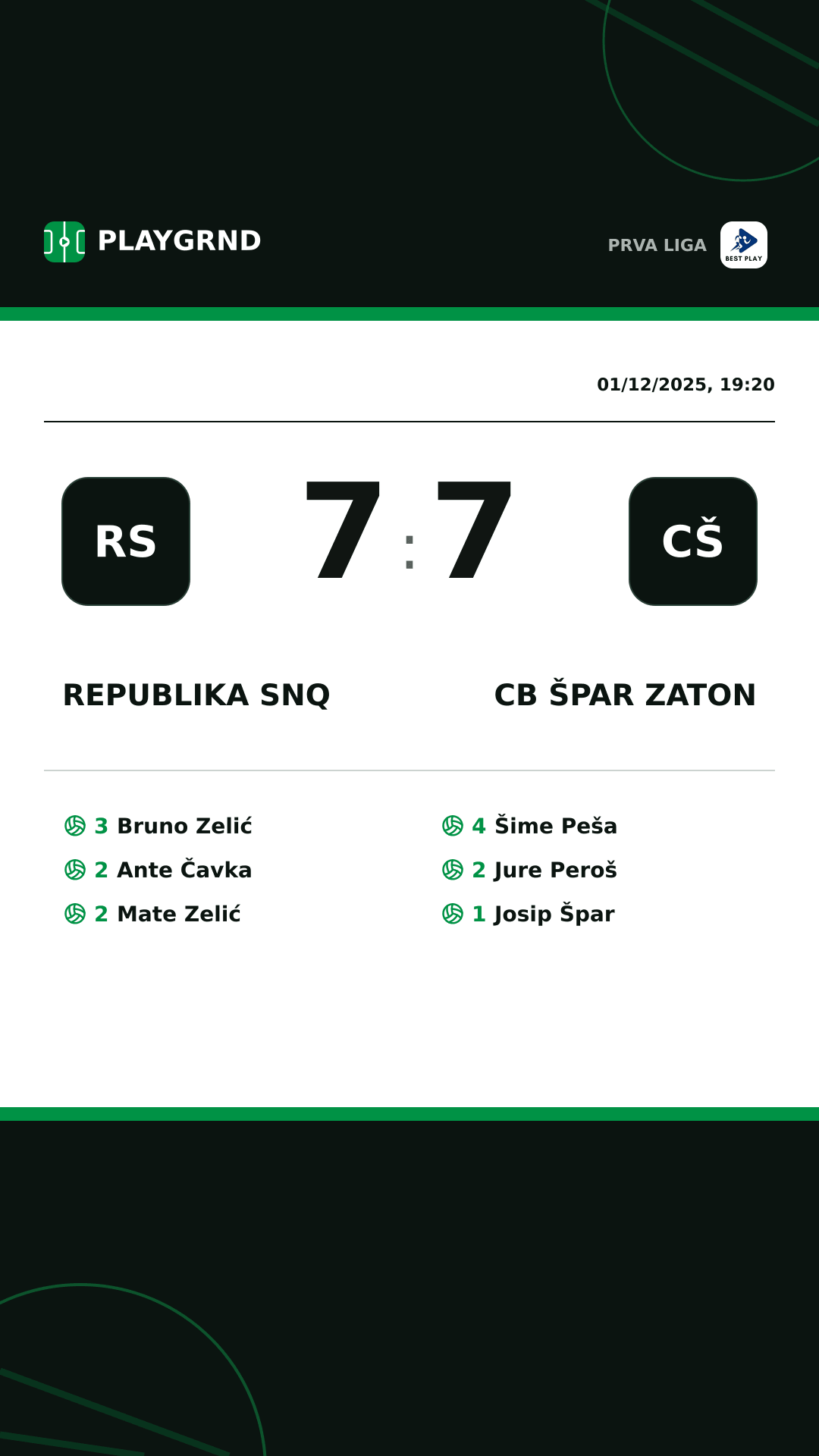 Instagram artwork: Republika SNQ 7:7 CB Špar Zaton