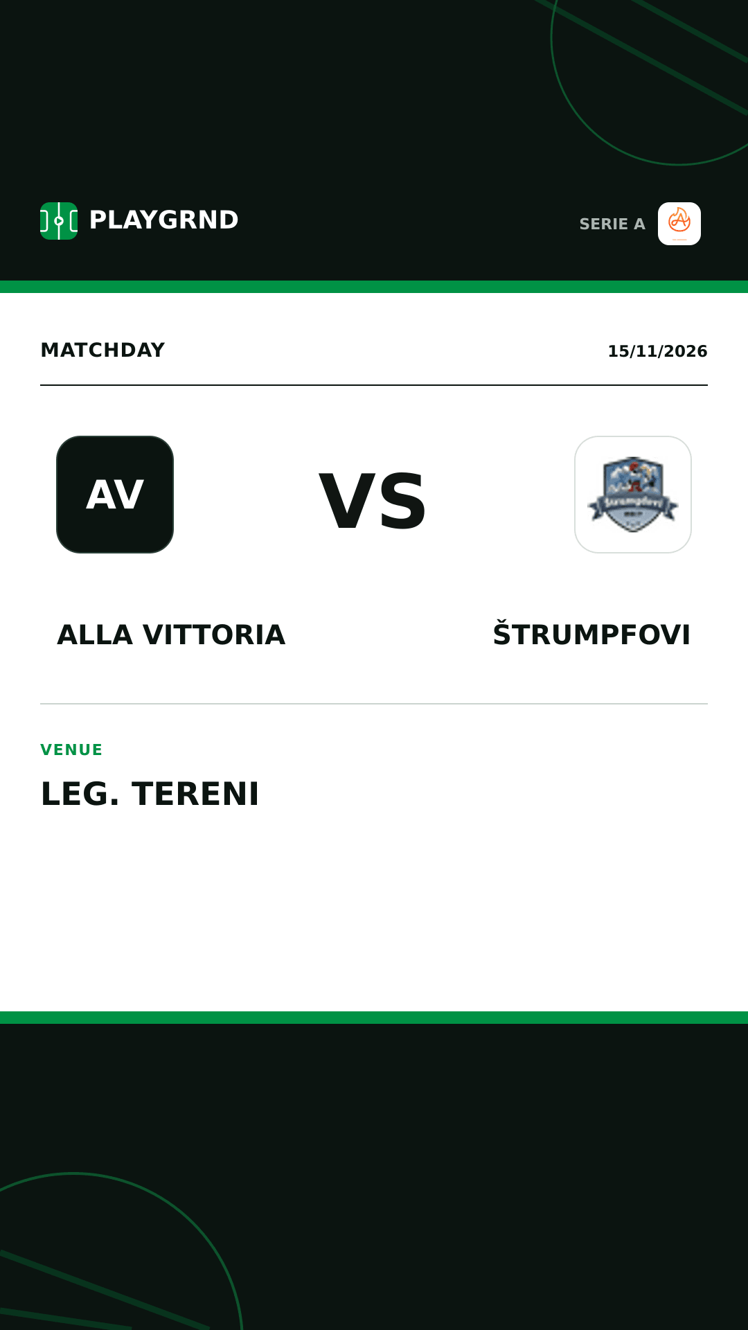 Instagram artwork: Alla Vittoria vs Štrumpfovi