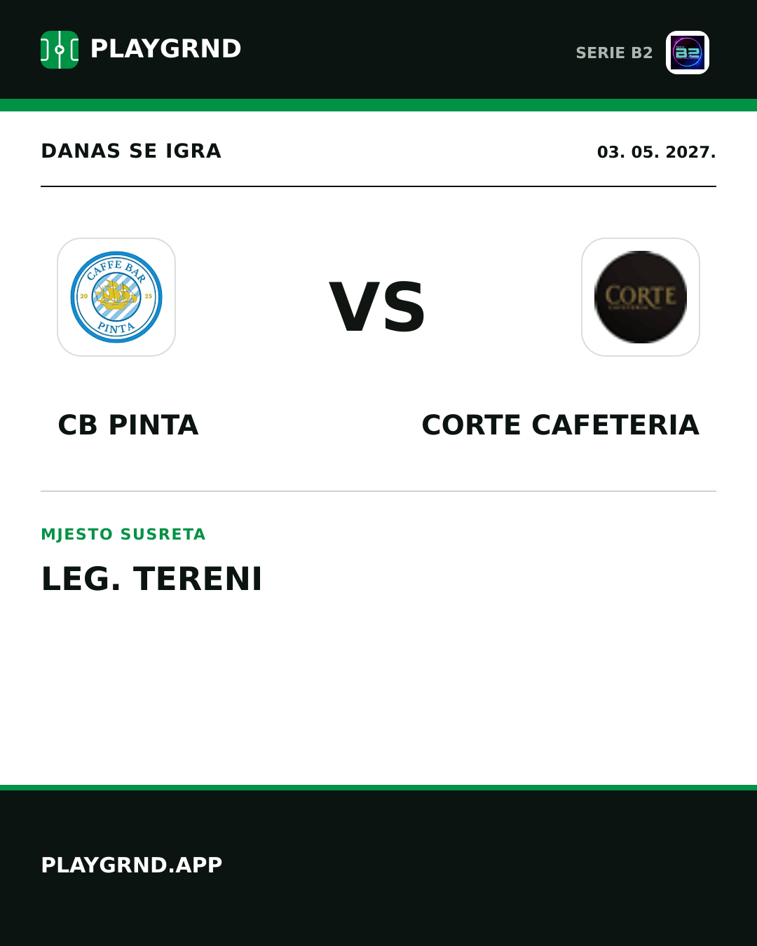 Instagram slika: CB Pinta vs Corte Cafeteria