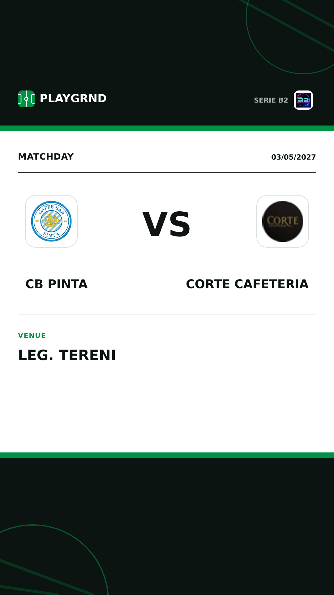 Instagram artwork: CB Pinta vs Corte Cafeteria